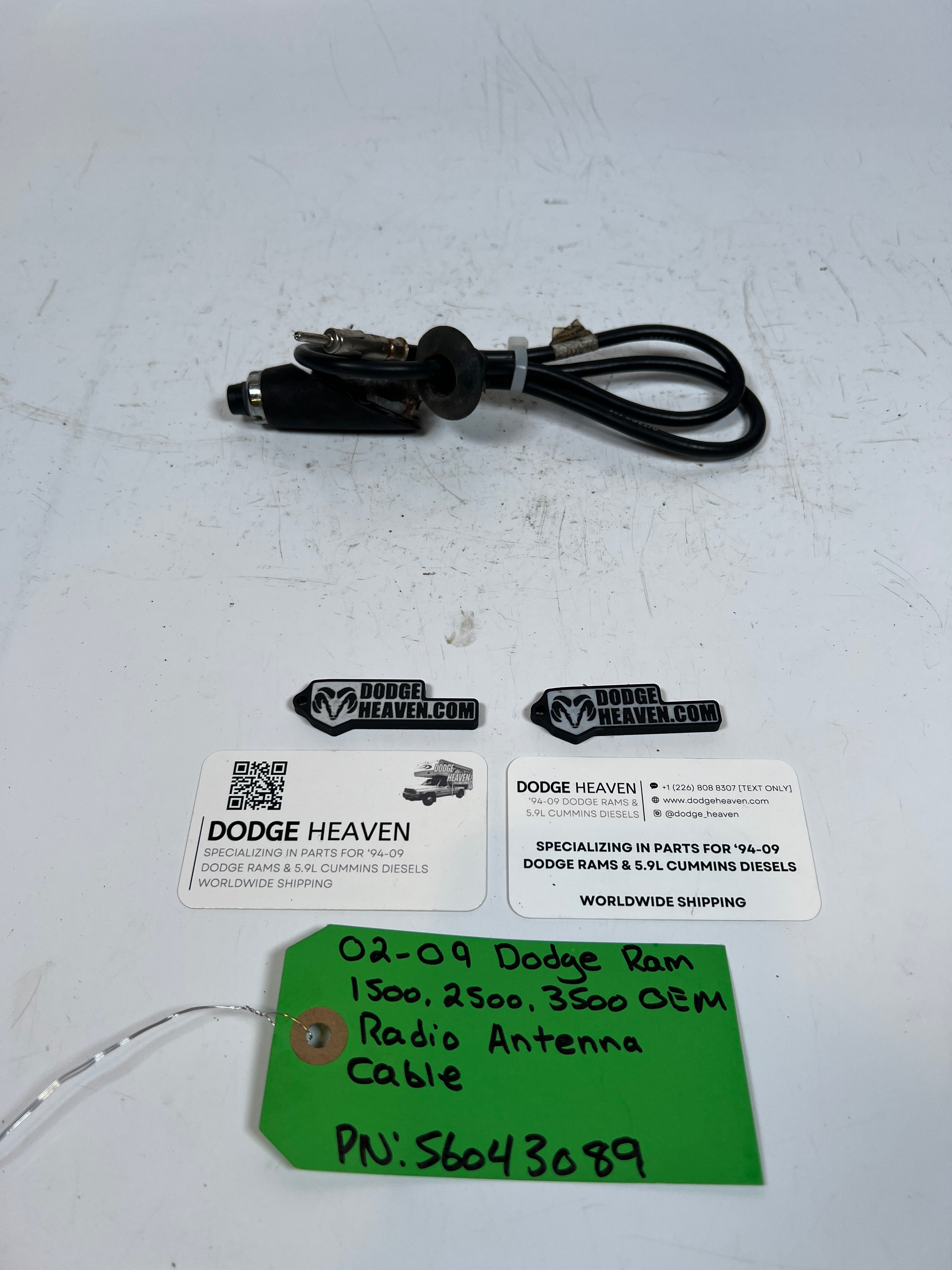2002-2009 Dodge Ram 1500-3500 Radio Antenna Cable