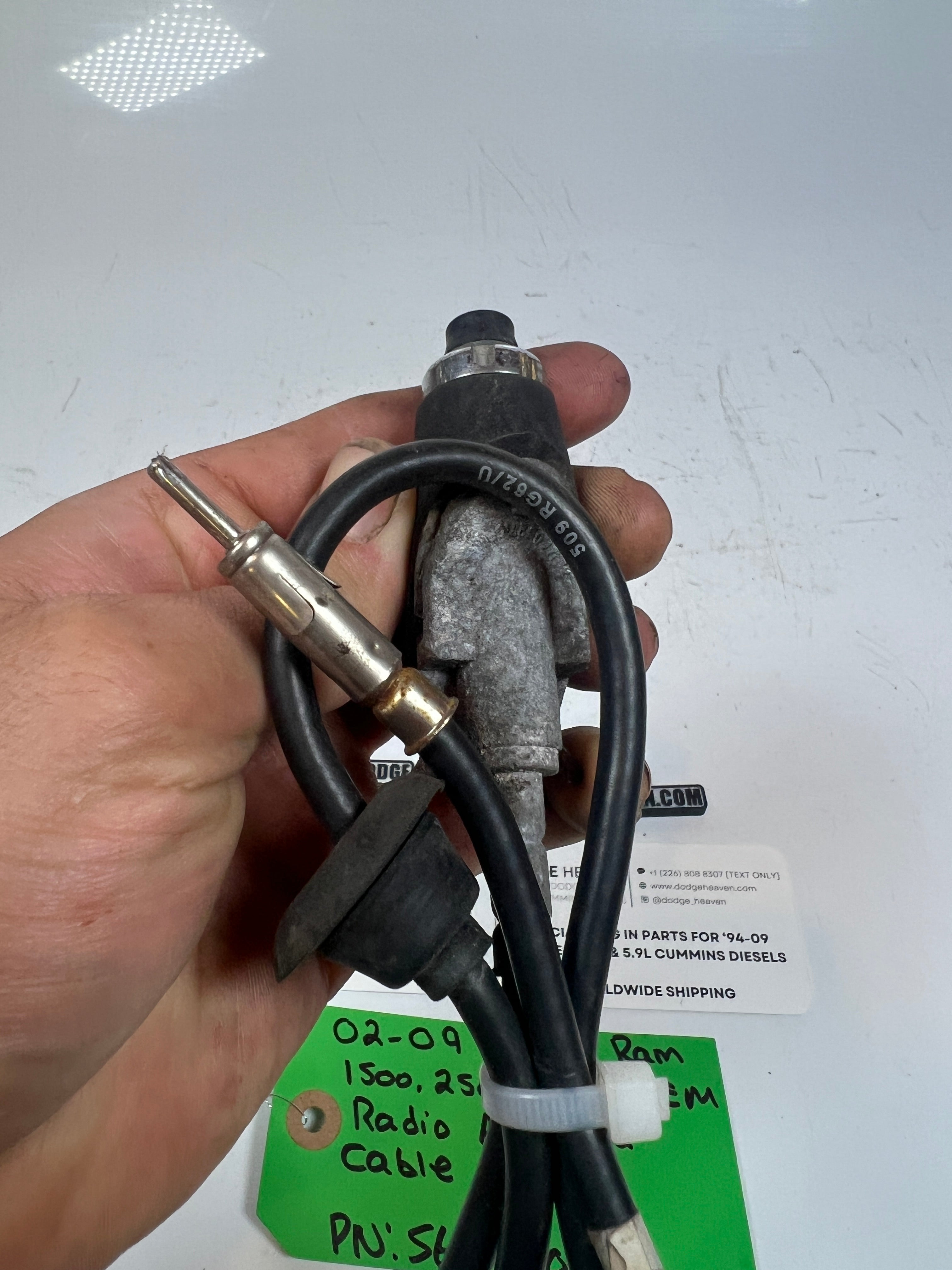 2002-2009 Dodge Ram 1500-3500 Radio Antenna Cable
