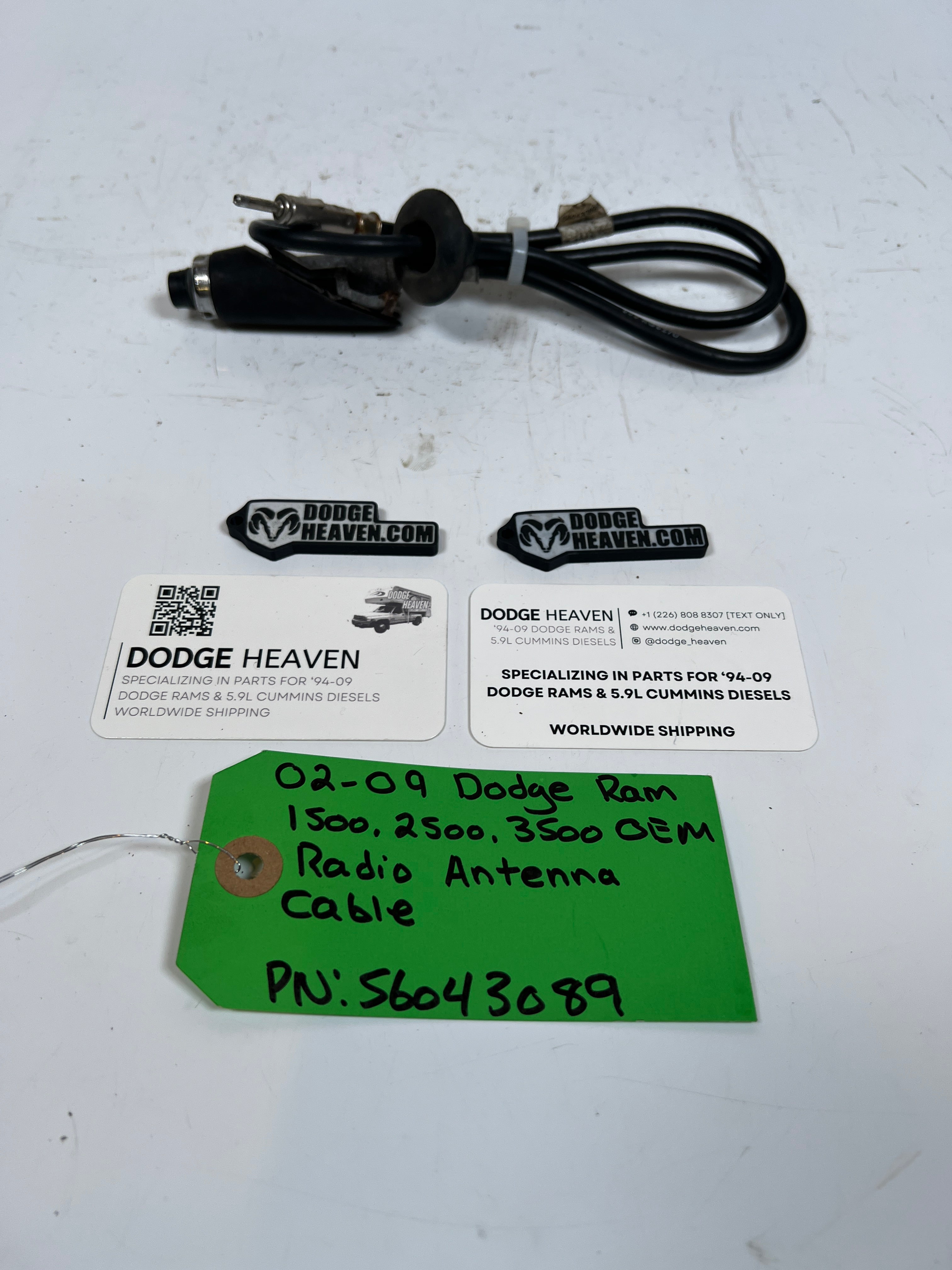 2002-2009 Dodge Ram 1500-3500 Radio Antenna Cable