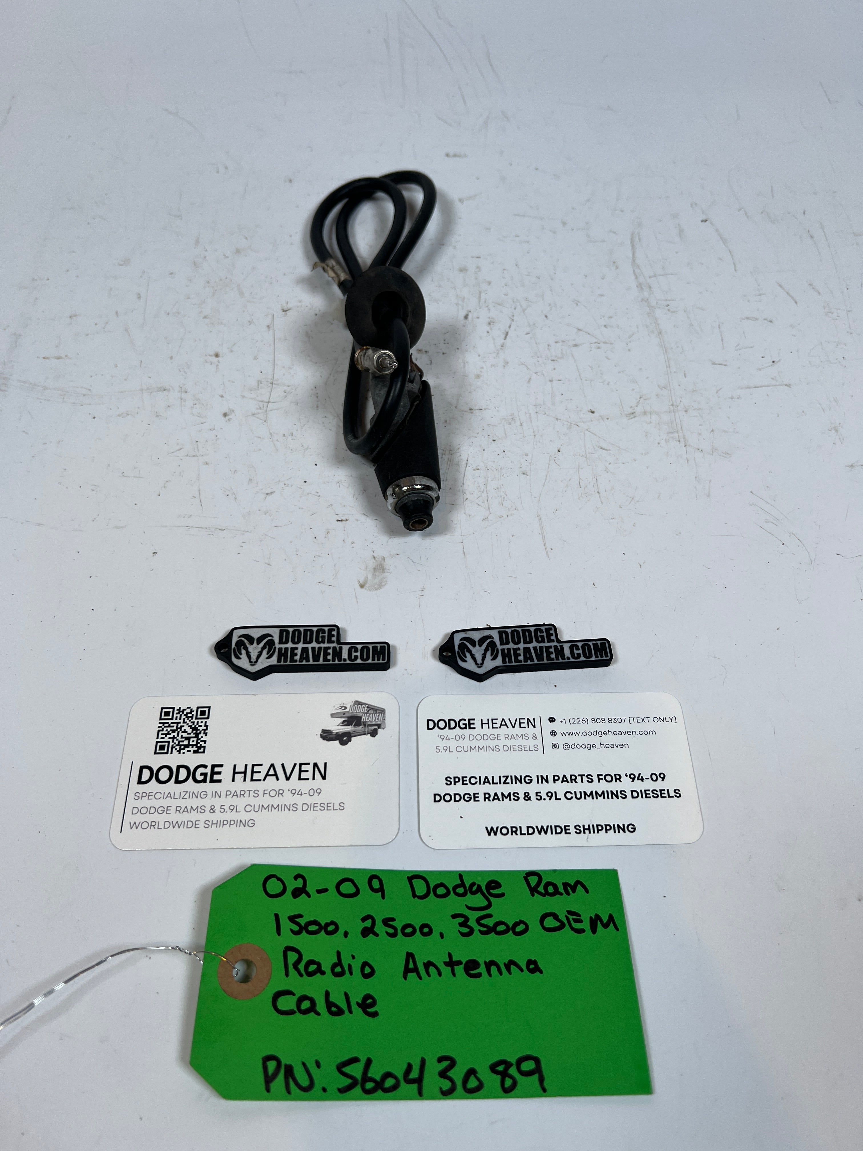 2002-2009 Dodge Ram 1500-3500 Radio Antenna Cable