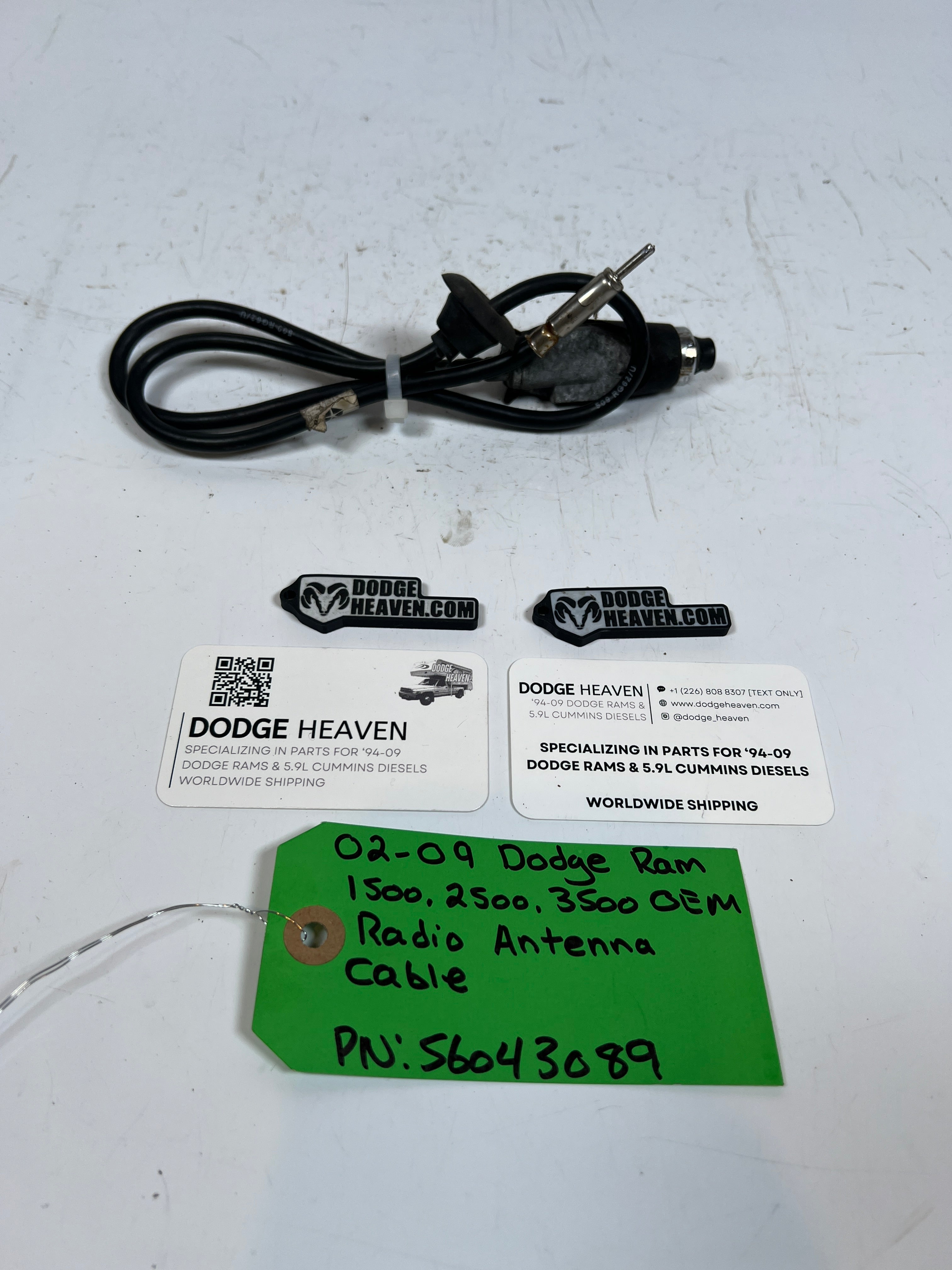 2002-2009 Dodge Ram 1500-3500 Radio Antenna Cable