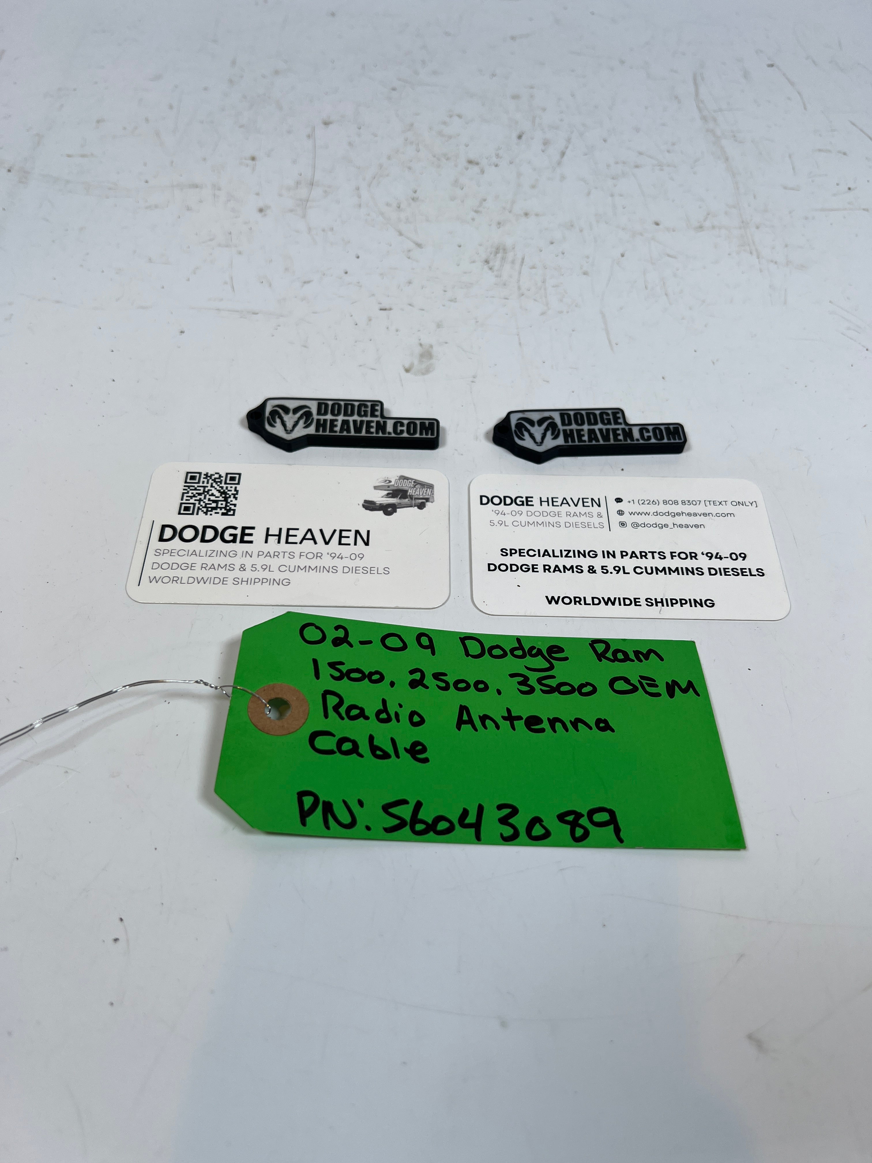 2002-2009 Dodge Ram 1500-3500 Radio Antenna Cable