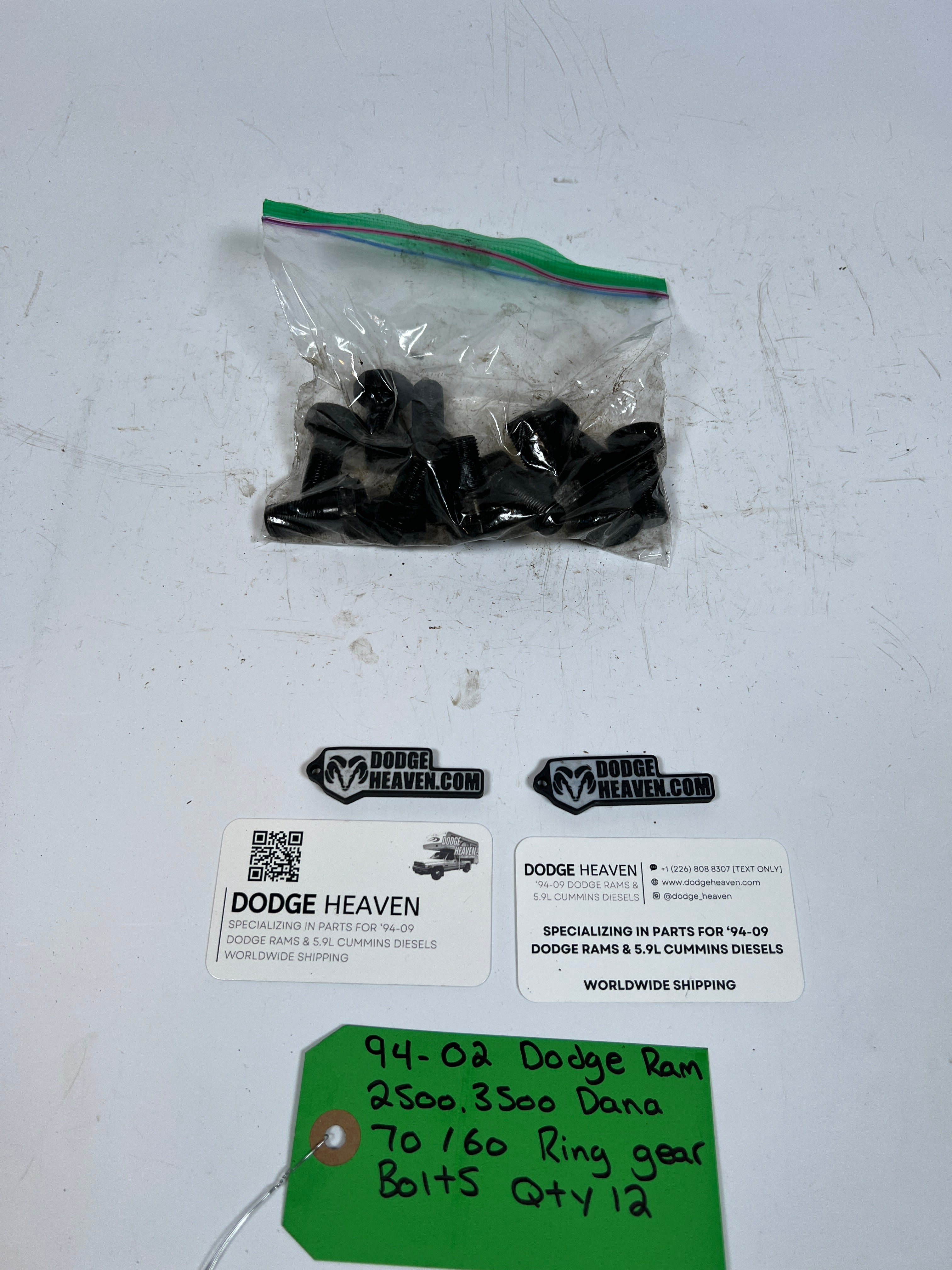 1994-1998 Dodge Ram 2500 Dana 60 / 70 Ring Gear Bolts QTY 12