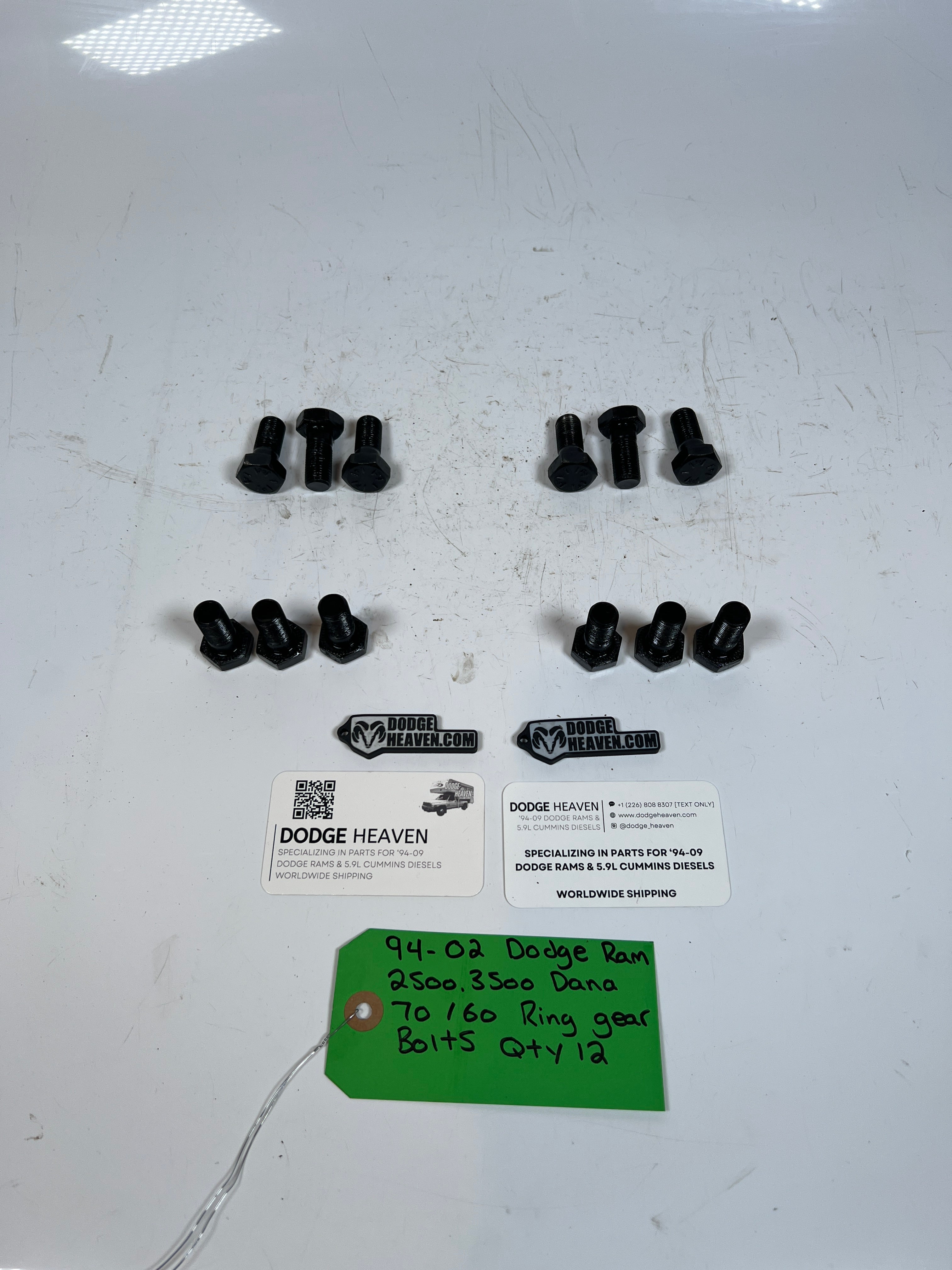 1994-1998 Dodge Ram 2500 Dana 60 / 70 Ring Gear Bolts QTY 12