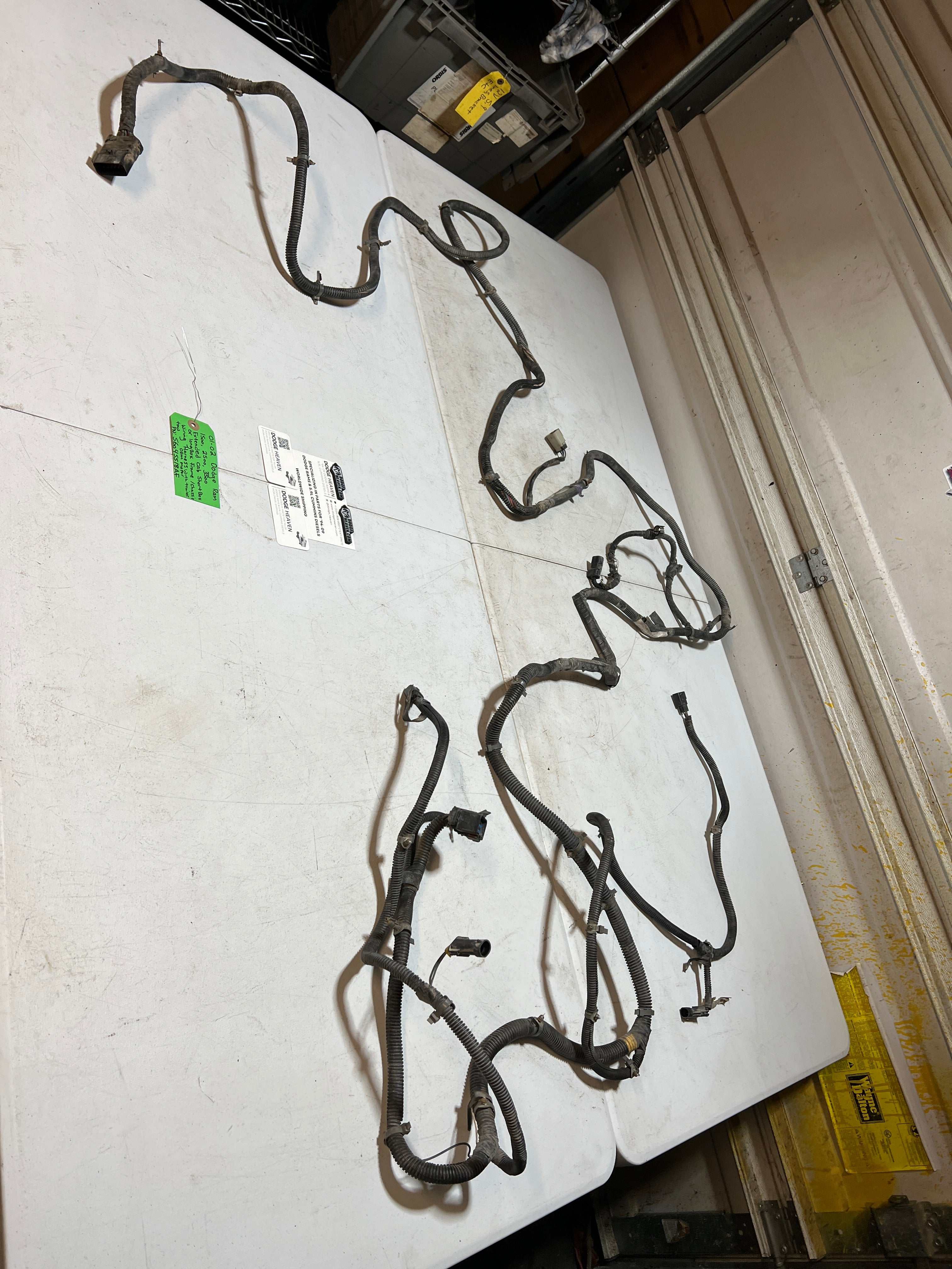 2001-2002 Dodge Ram 1500 2500 EXT Cab Short Box Frame Wiring Harness