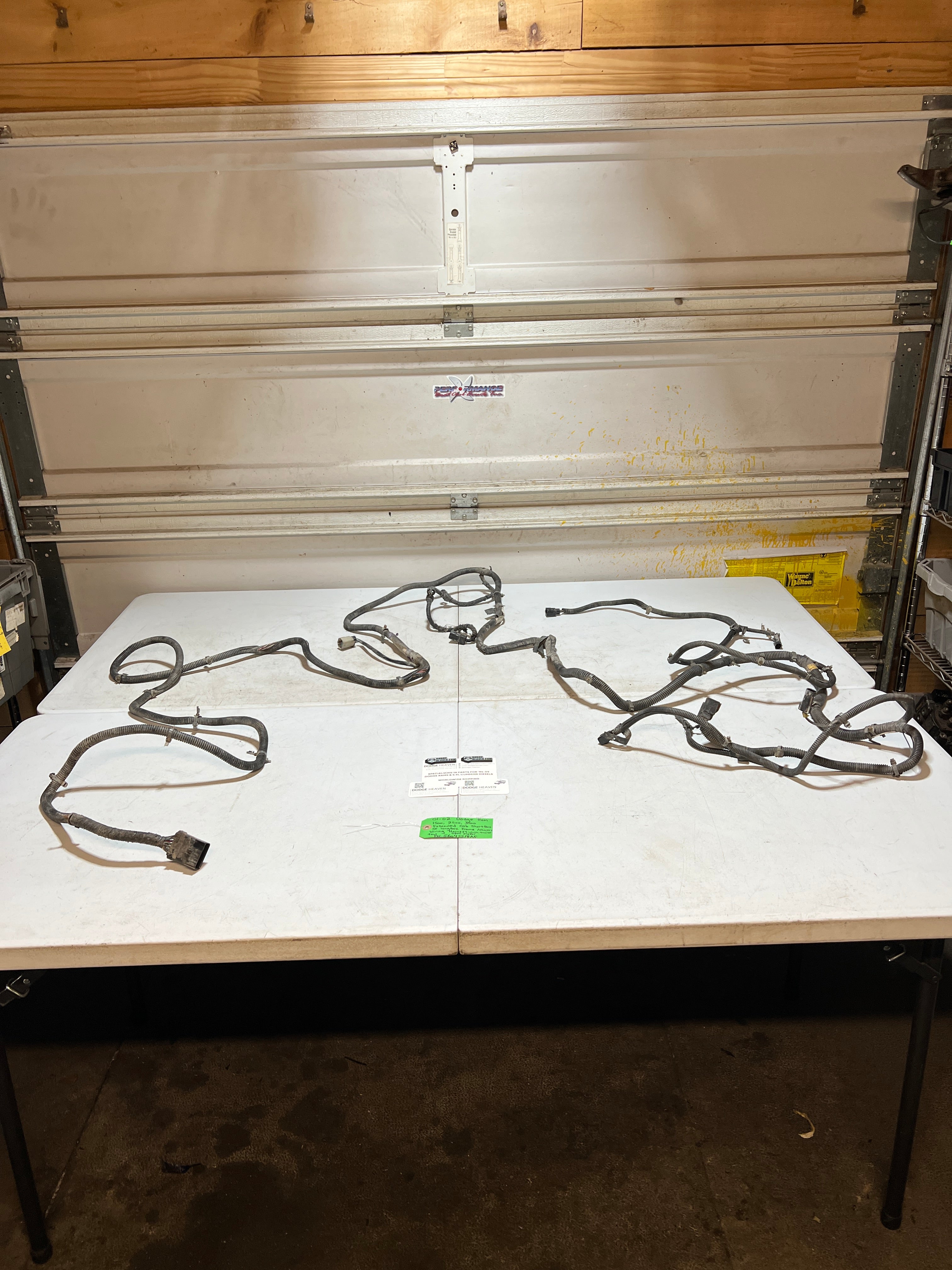 2001-2002 Dodge Ram 1500 2500 EXT Cab Short Box Frame Wiring Harness