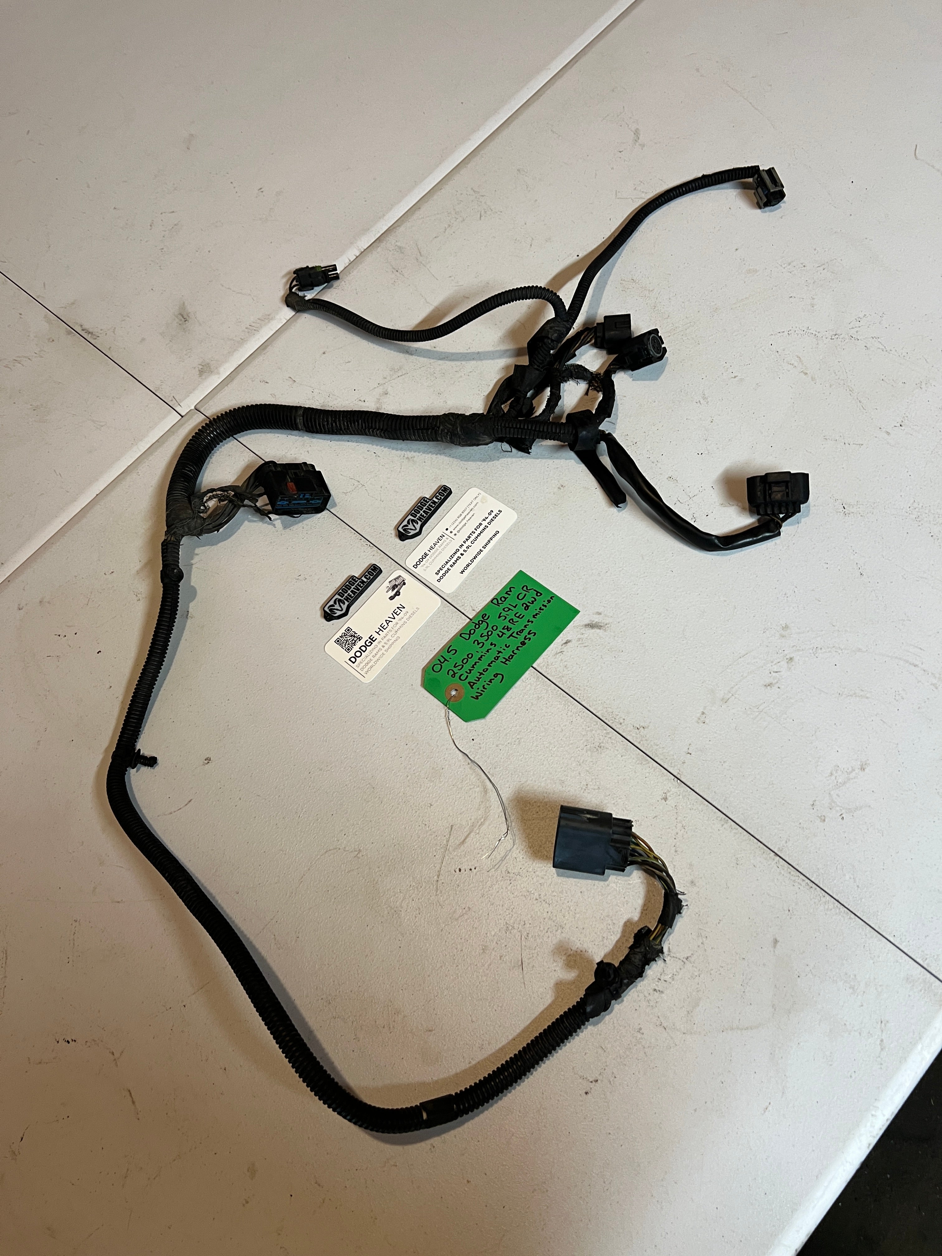 2004.5-2004.5 Dodge Ram 2500 3500 5.9L Cummins 48RE 2wd Transmission wiring Harness