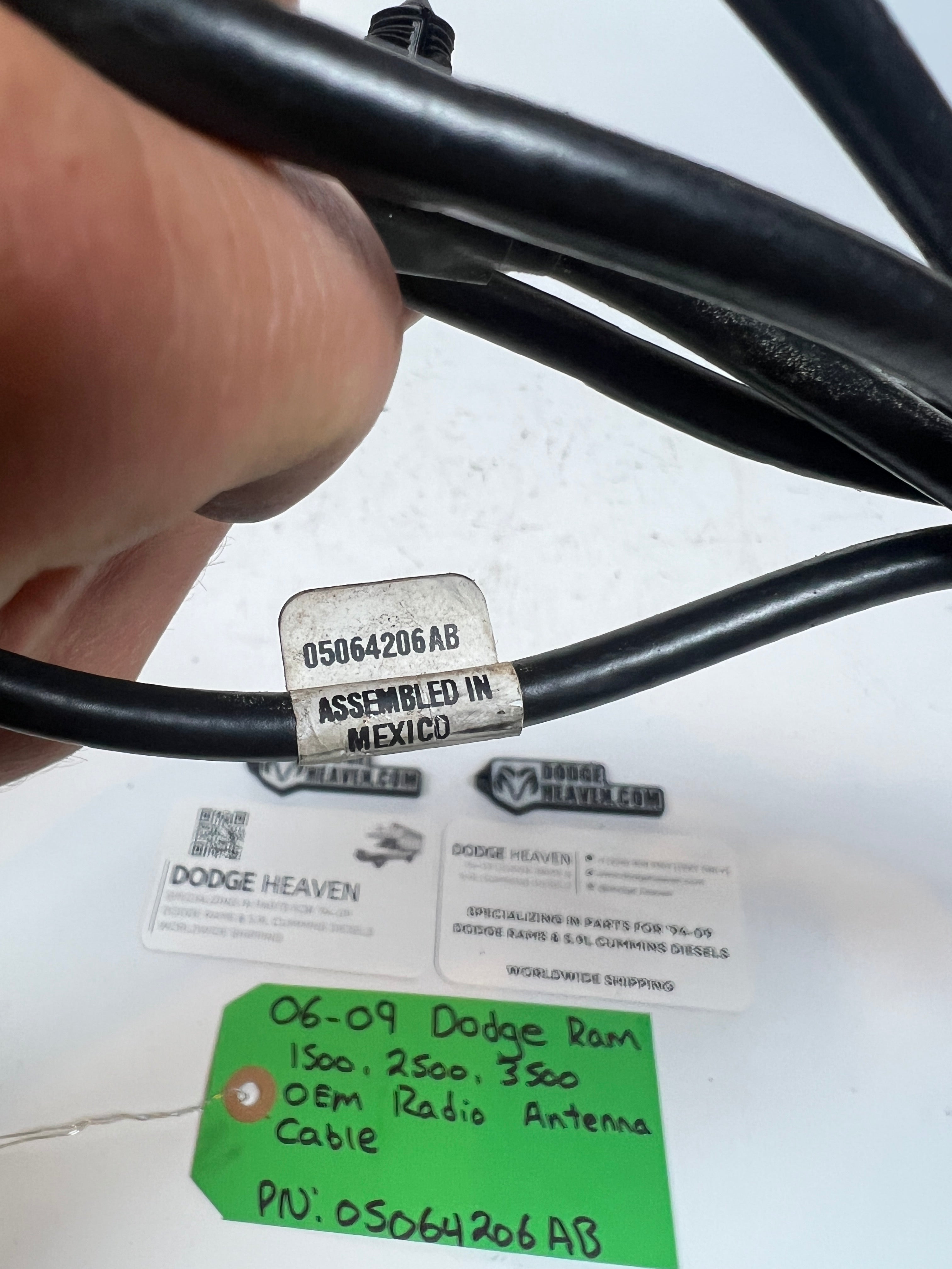 2006-2009 Dodge Ram 1500-3500 Radio Antenna Cable