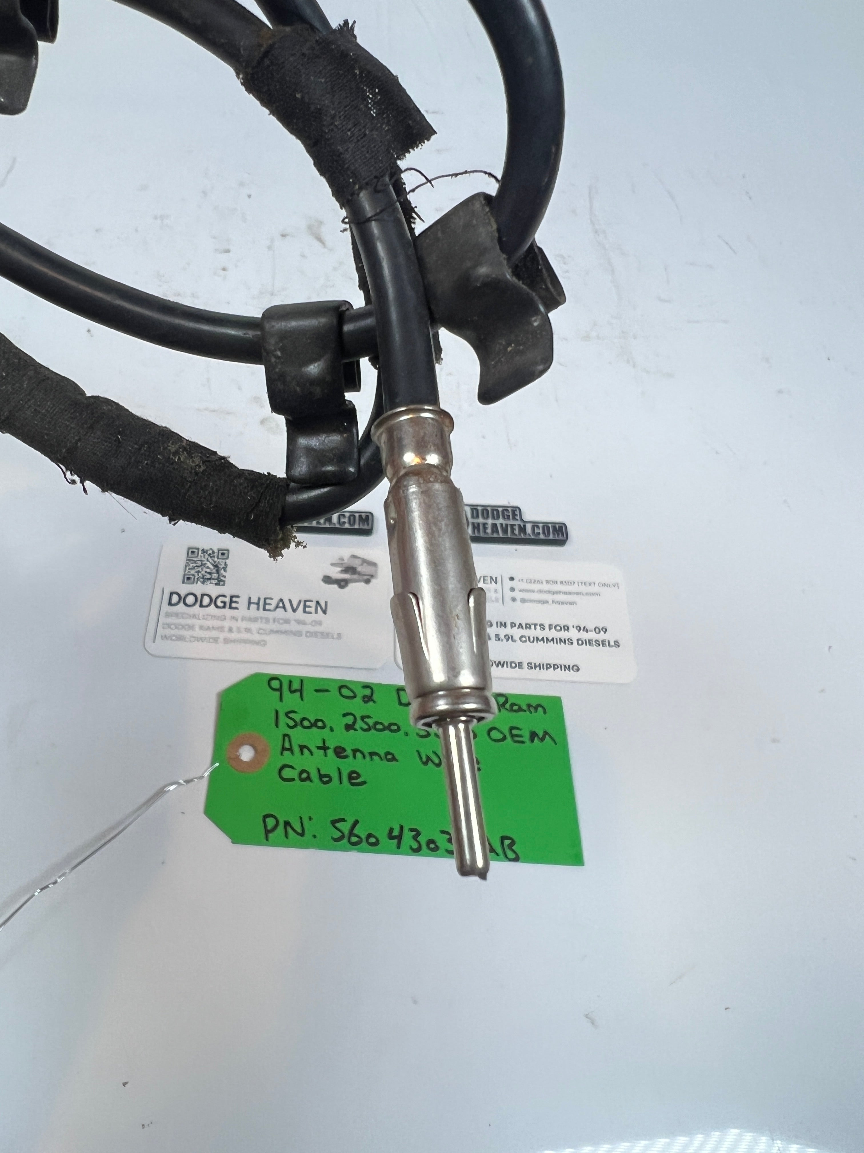 1994-2002 Dodge Ram 1500-3500 Antenna Wire Cable