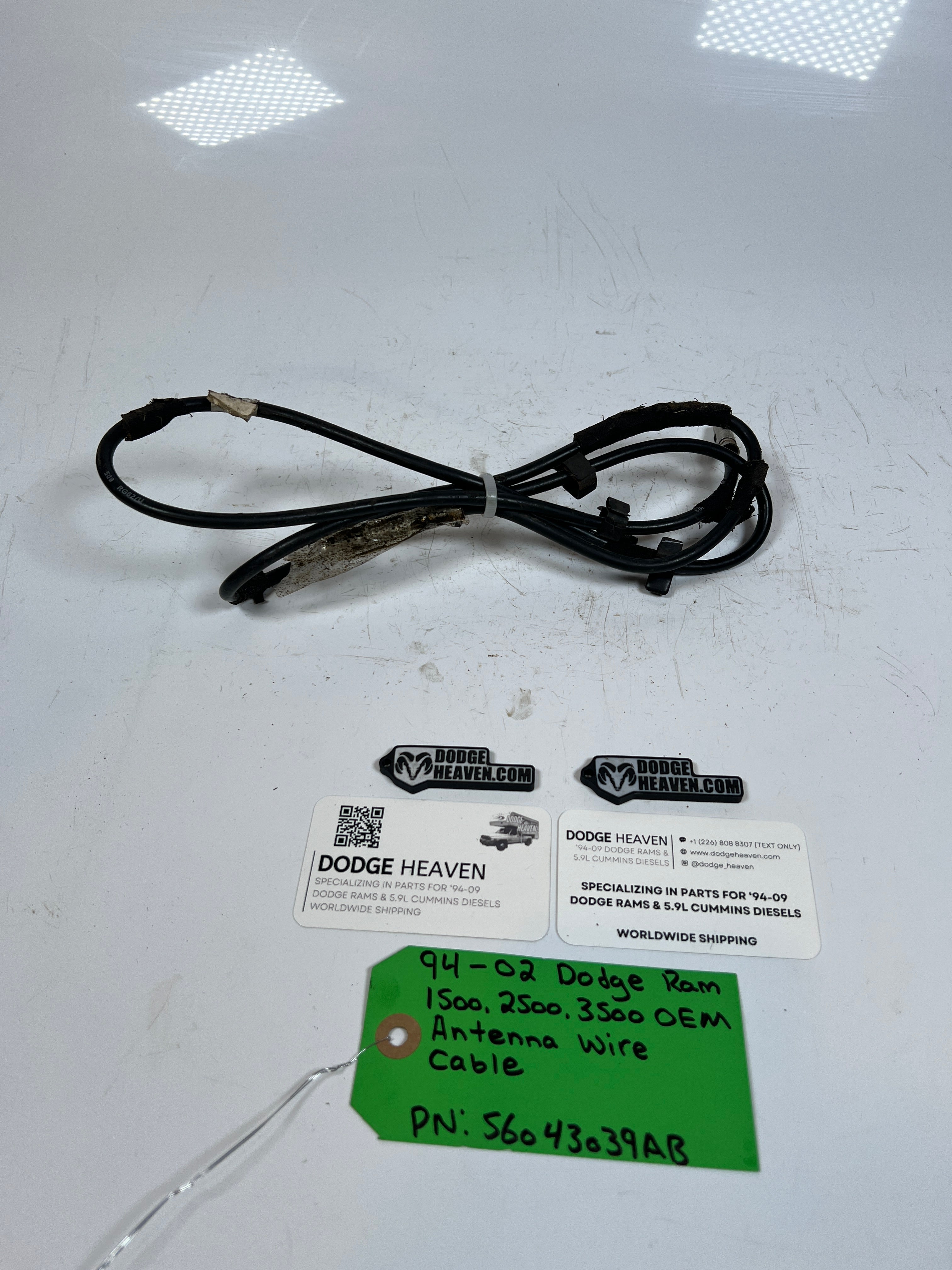 1994-2002 Dodge Ram 1500-3500 Antenna Wire Cable