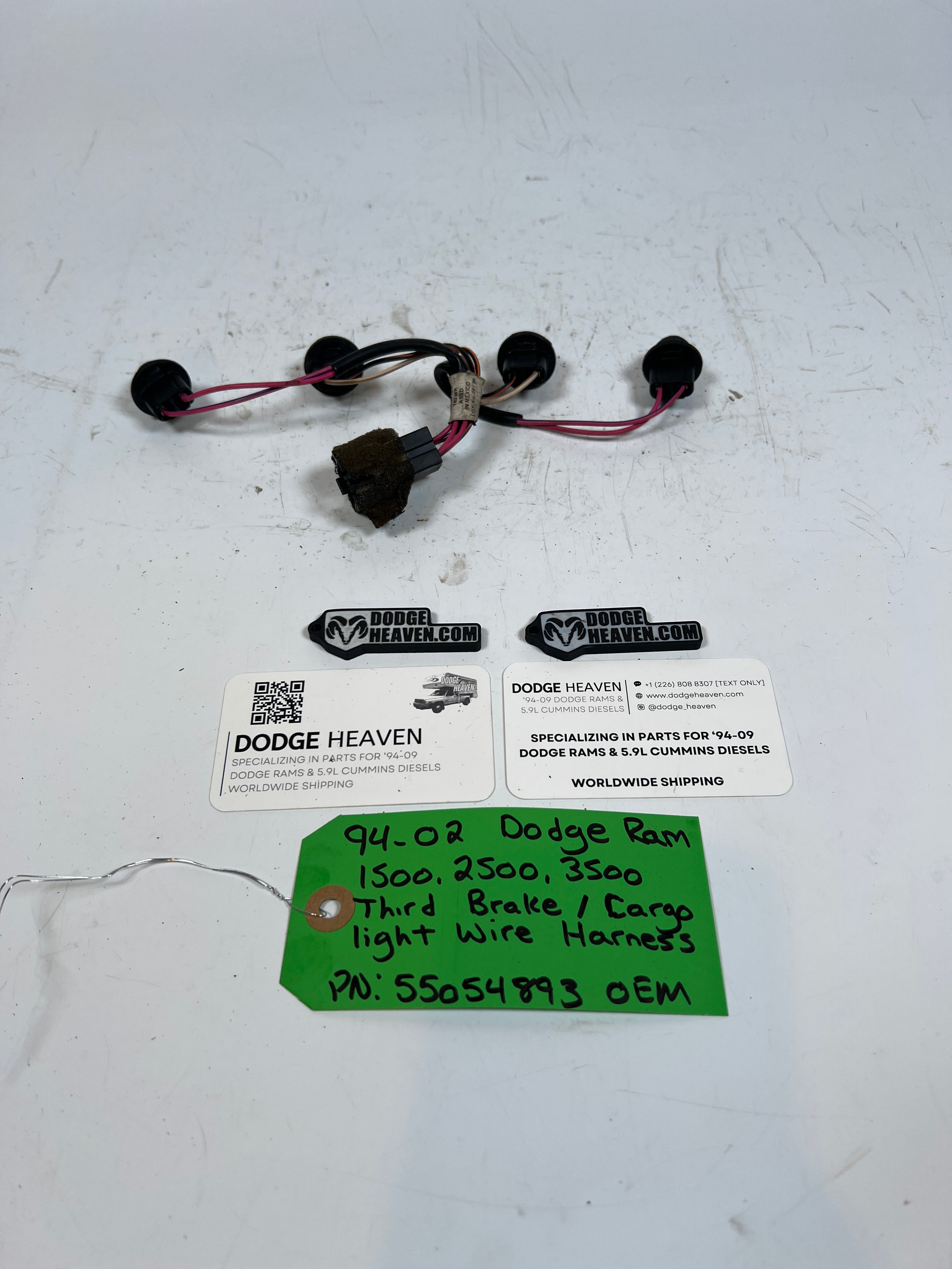 1994-2002 Dodge Ram 1500-3500 Third Brake Light Wiring Harness