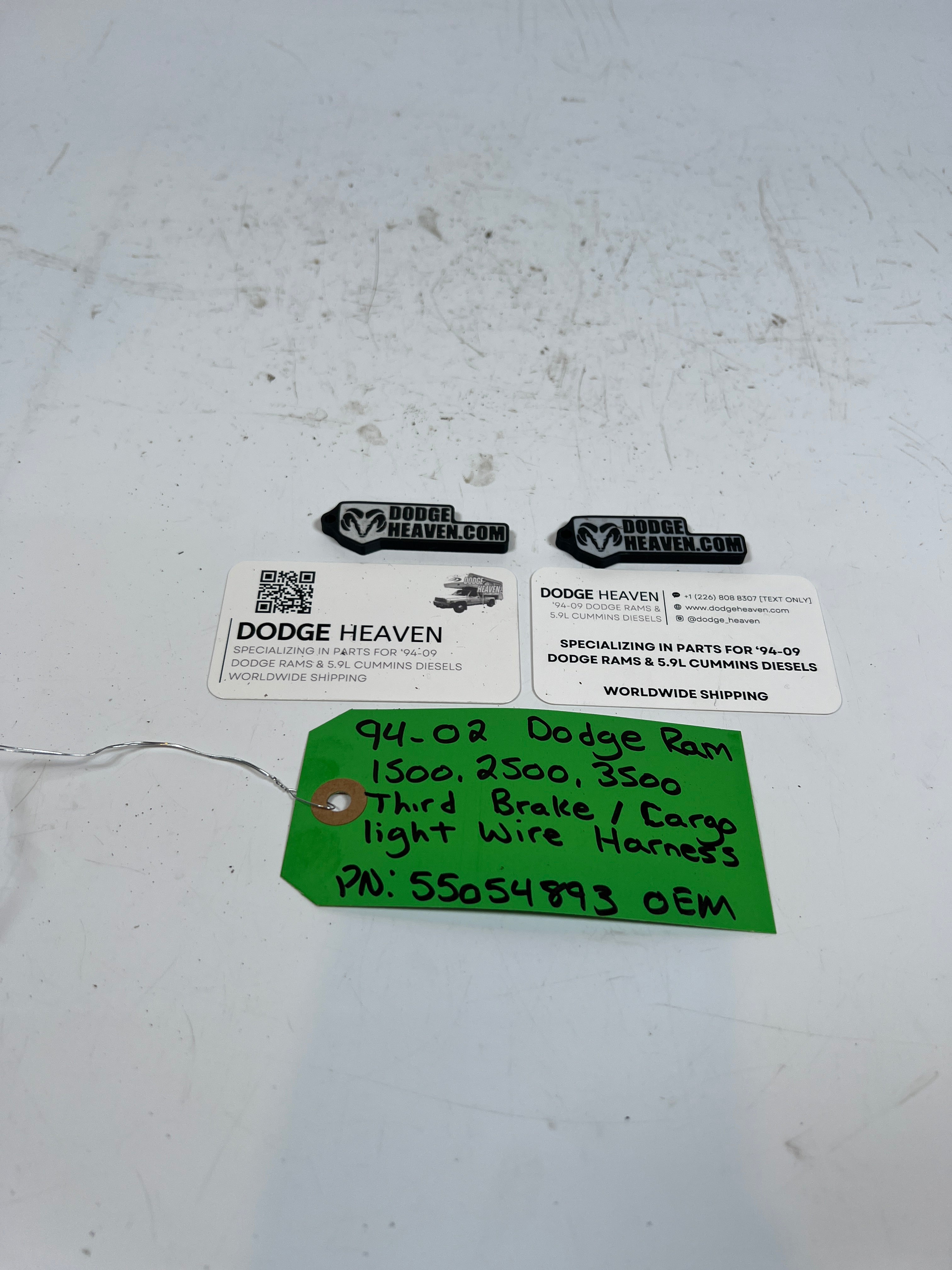 1994-2002 Dodge Ram 1500-3500 Third Brake Light Wiring Harness