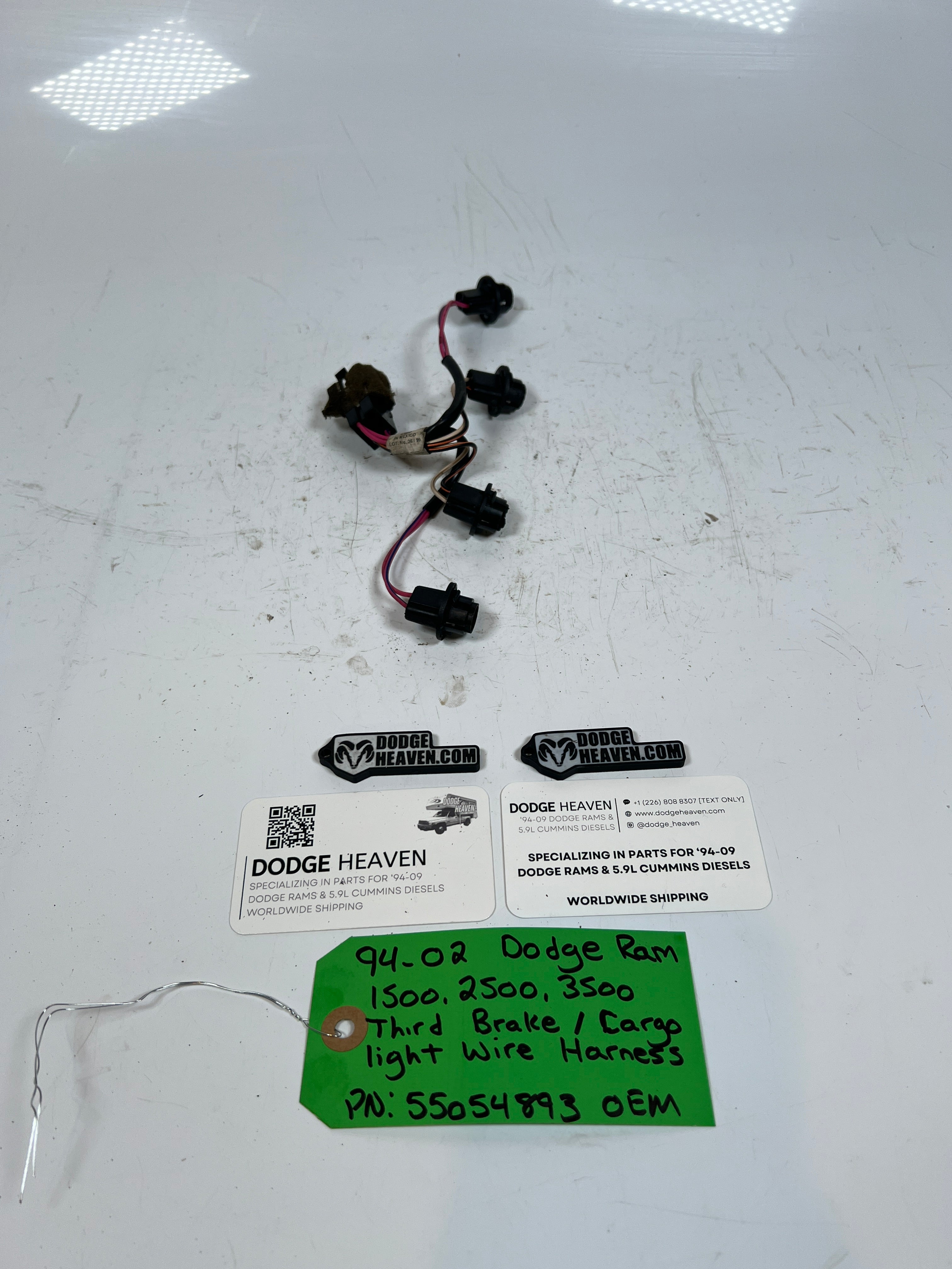 1994-2002 Dodge Ram 1500-3500 Third Brake Light Wiring Harness