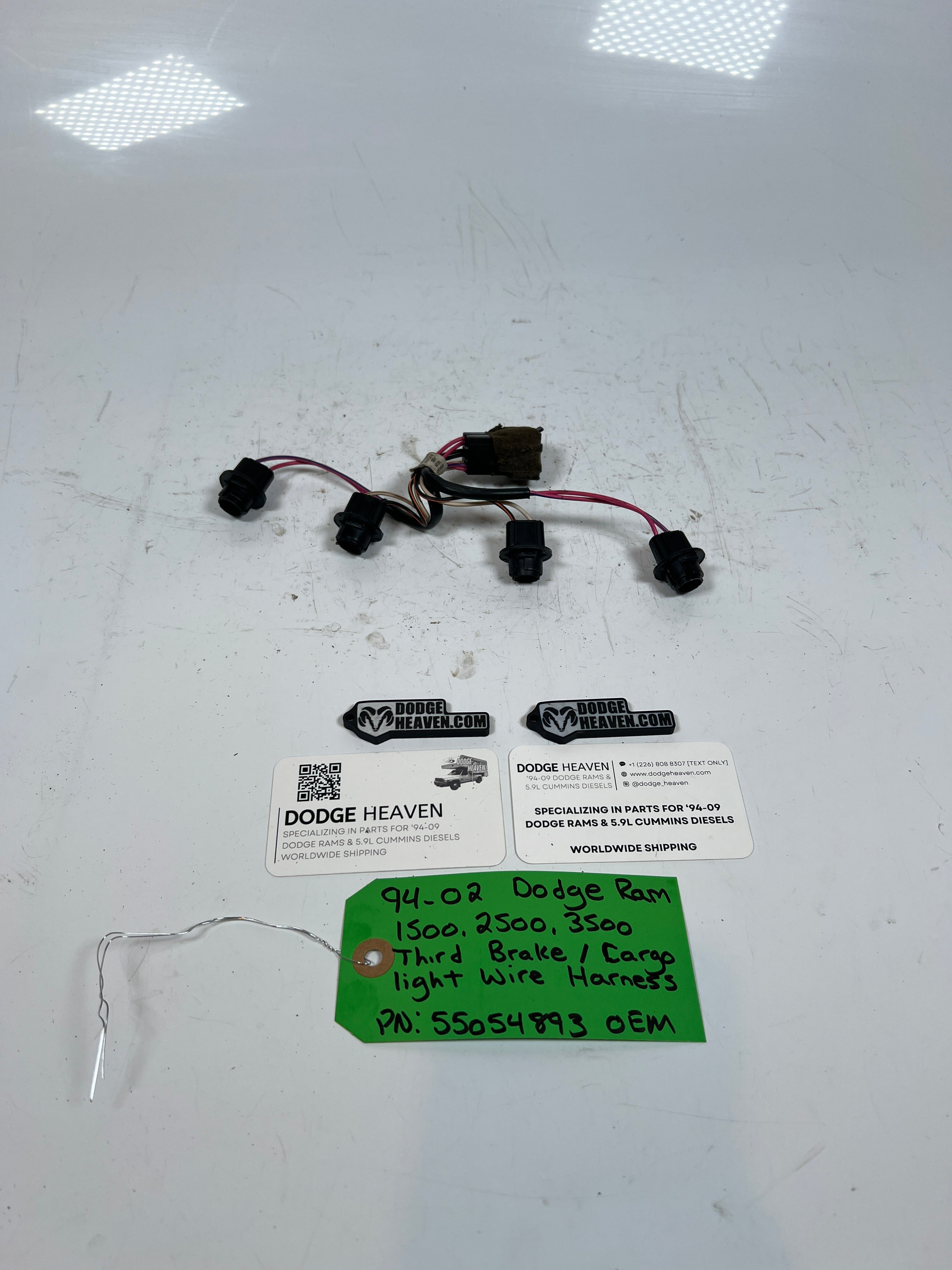 1994-2002 Dodge Ram 1500-3500 Third Brake Light Wiring Harness