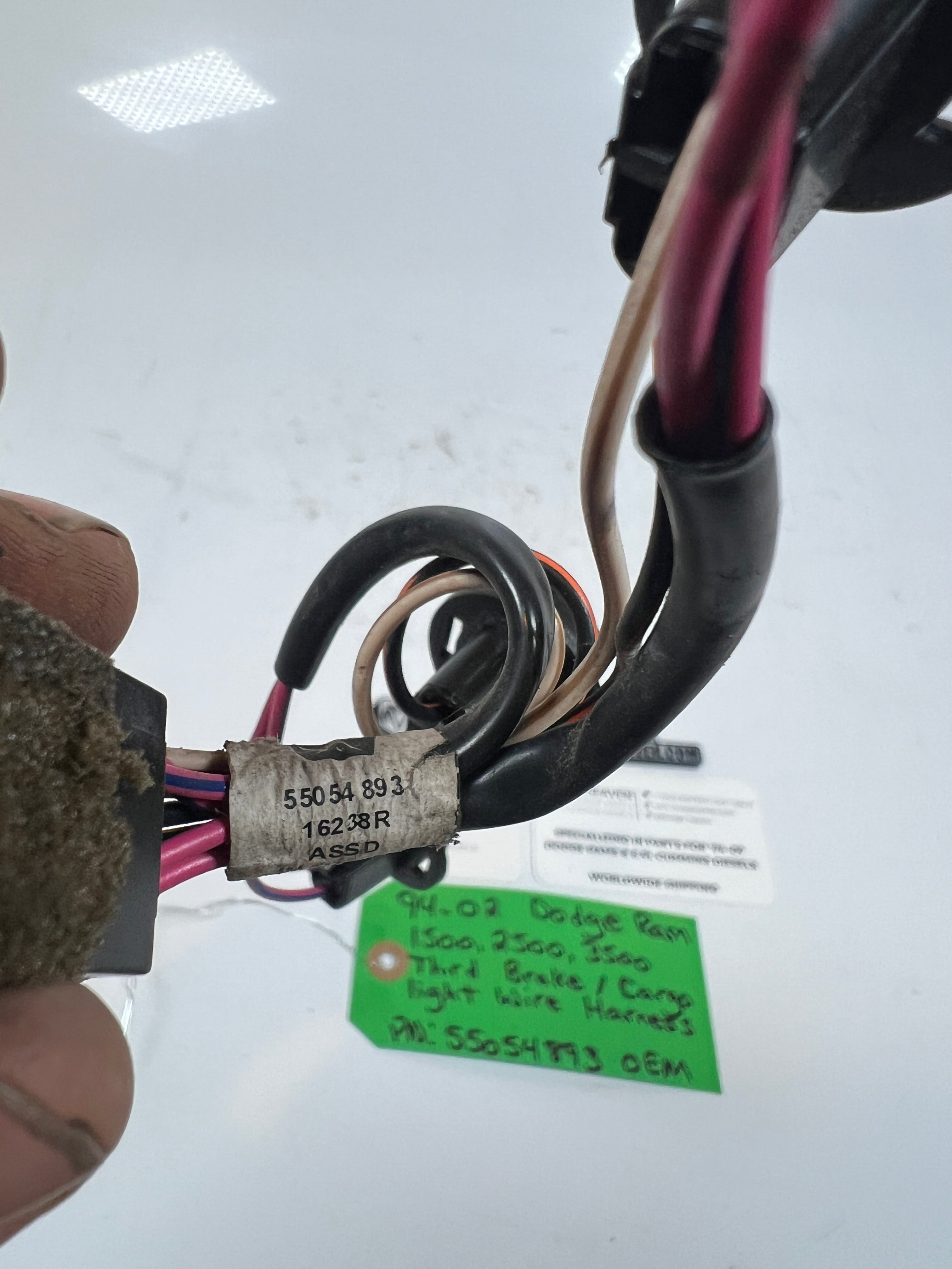 1994-2002 Dodge Ram 1500-3500 Third Brake Light Wiring Harness