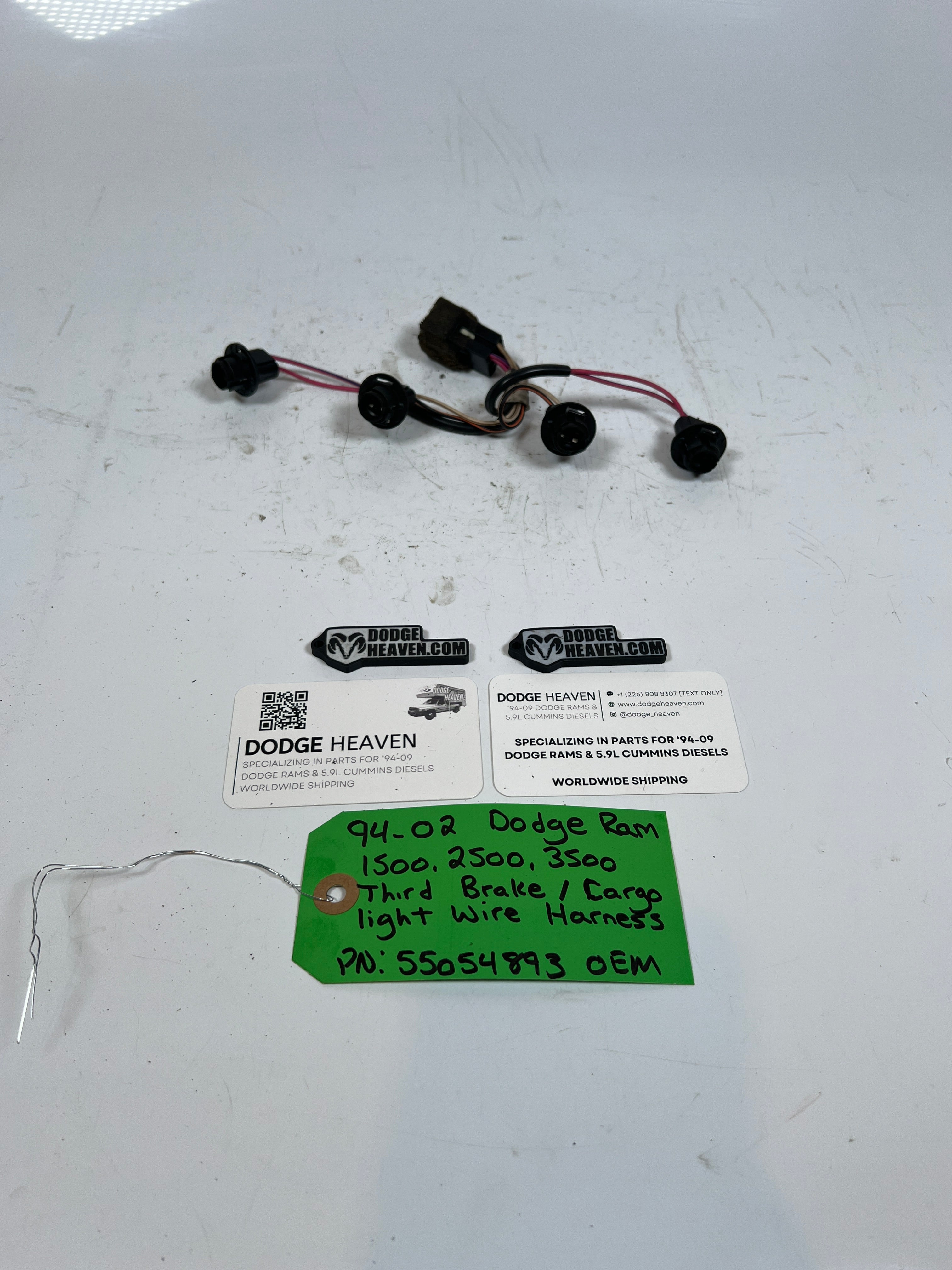 1994-2002 Dodge Ram 1500-3500 Third Brake Light Wiring Harness