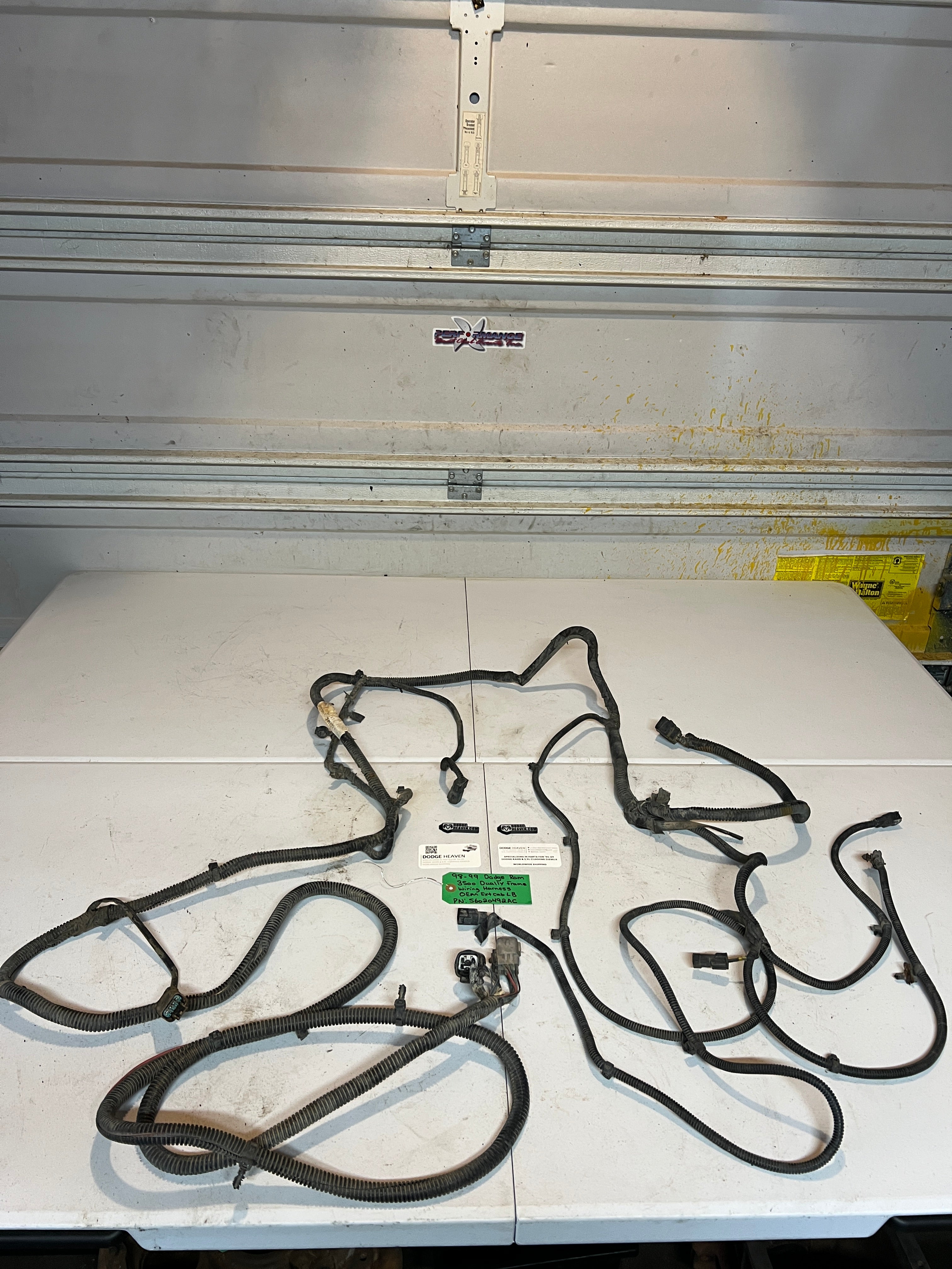 1998-1999 Dodge Ram 3500 Dually Frame Wiring Harness EXT Cab