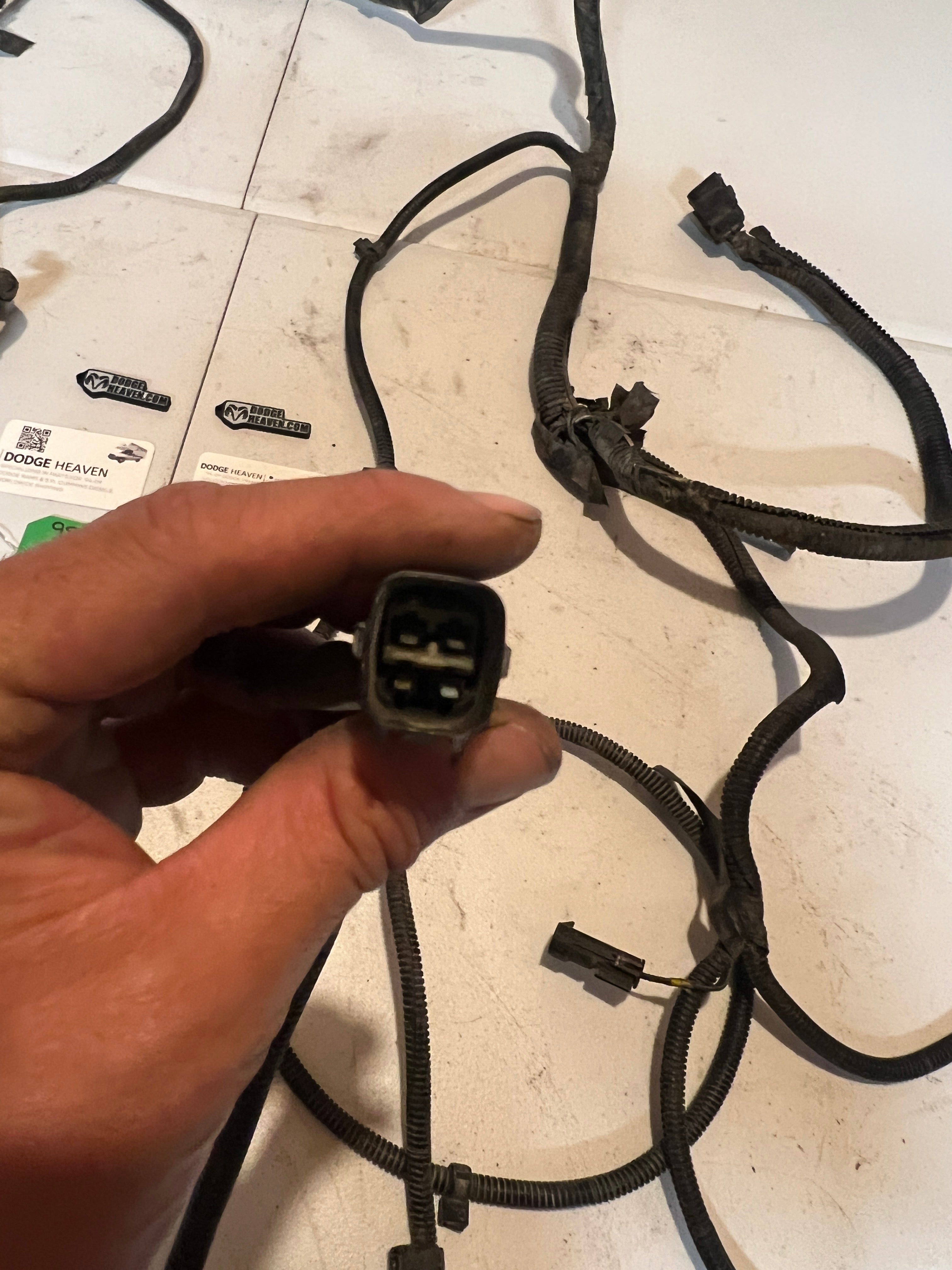 1998-1999 Dodge Ram 3500 Dually Frame Wiring Harness EXT Cab