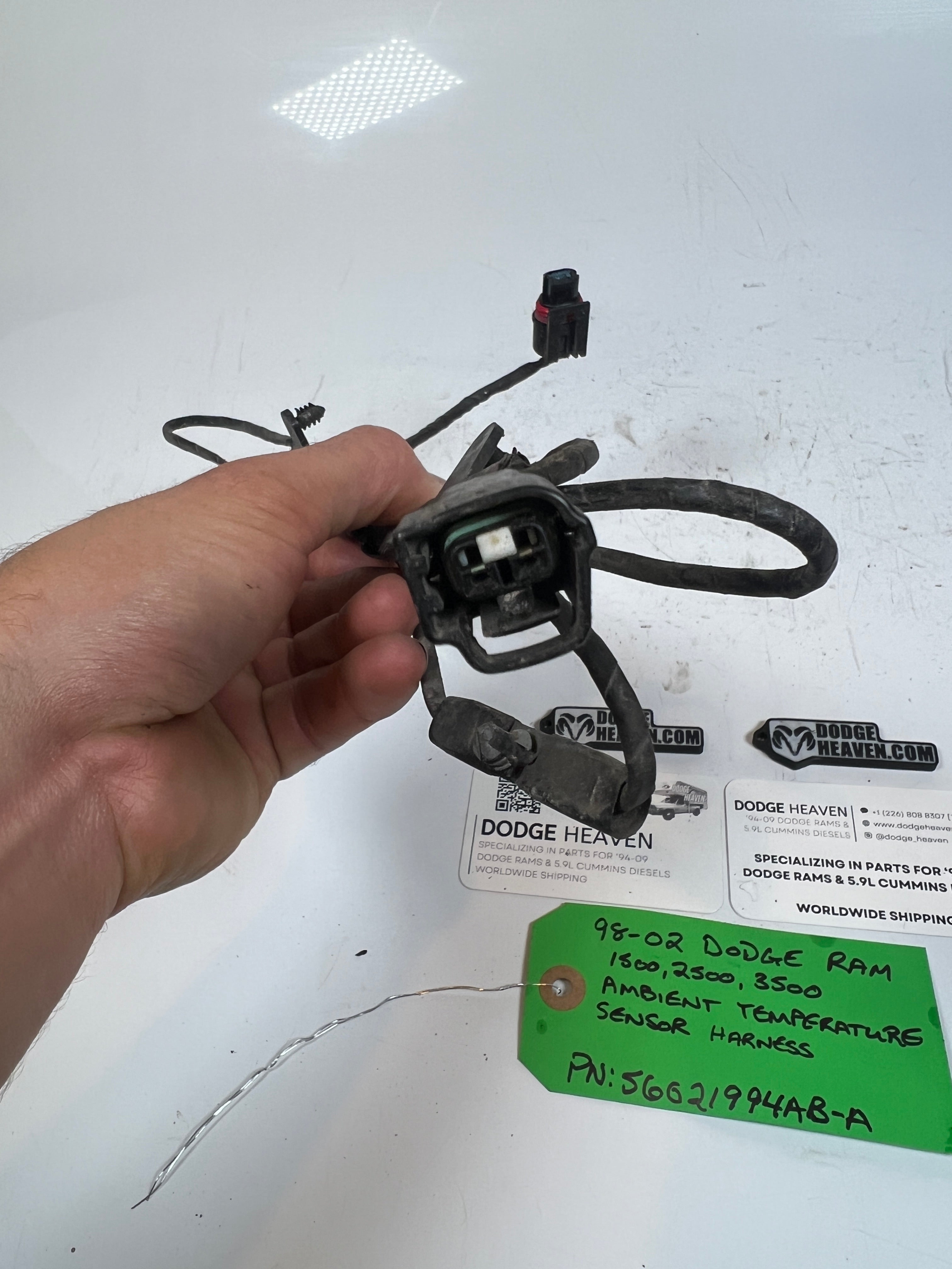 1994-2002 Dodge Ram 1500-3500 Ambient Temperature Sensor Harness
