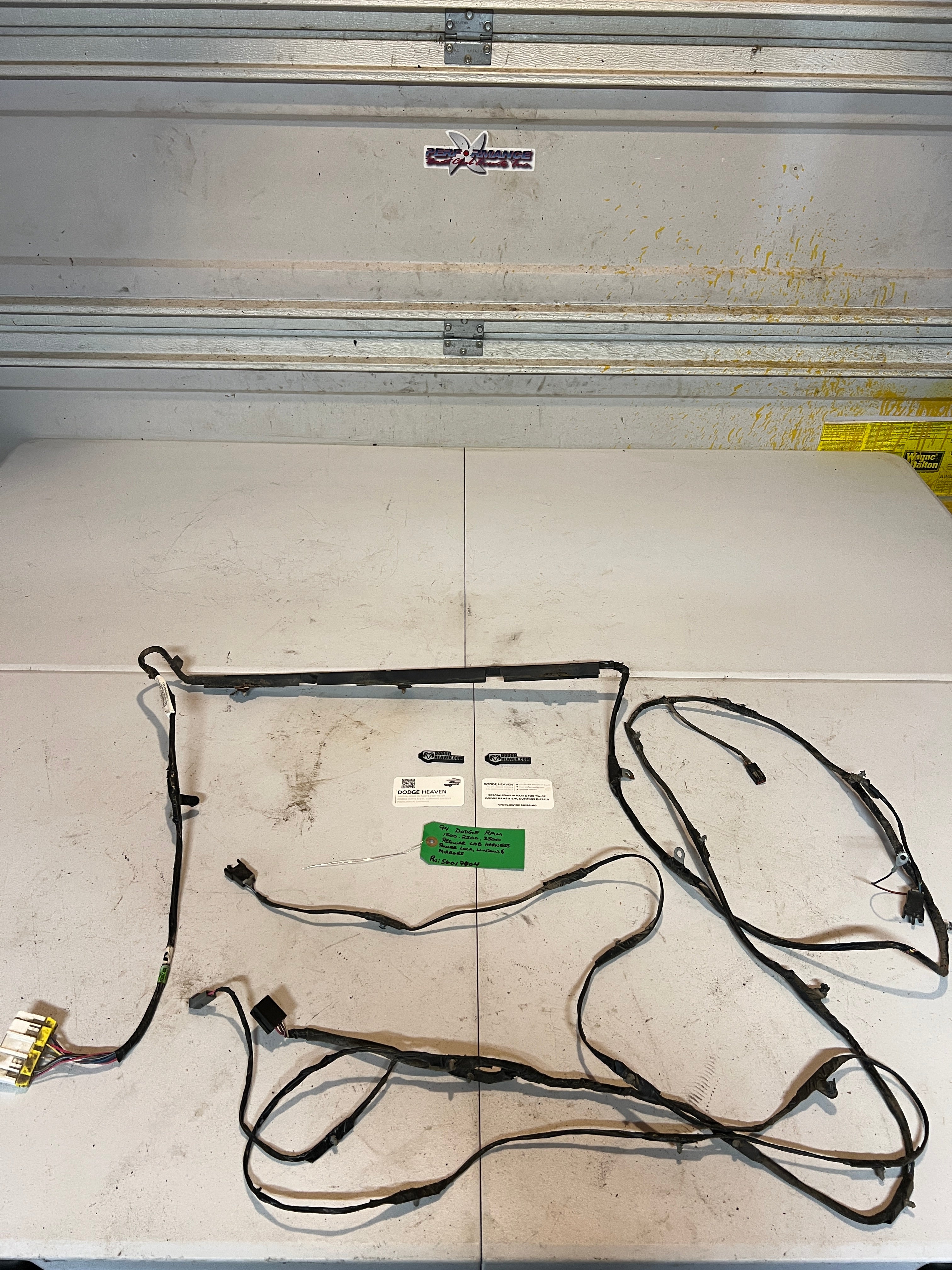 1994-1994 Dodge Ram 1500-3500 Cab Wiring Hanress , Regular Cab