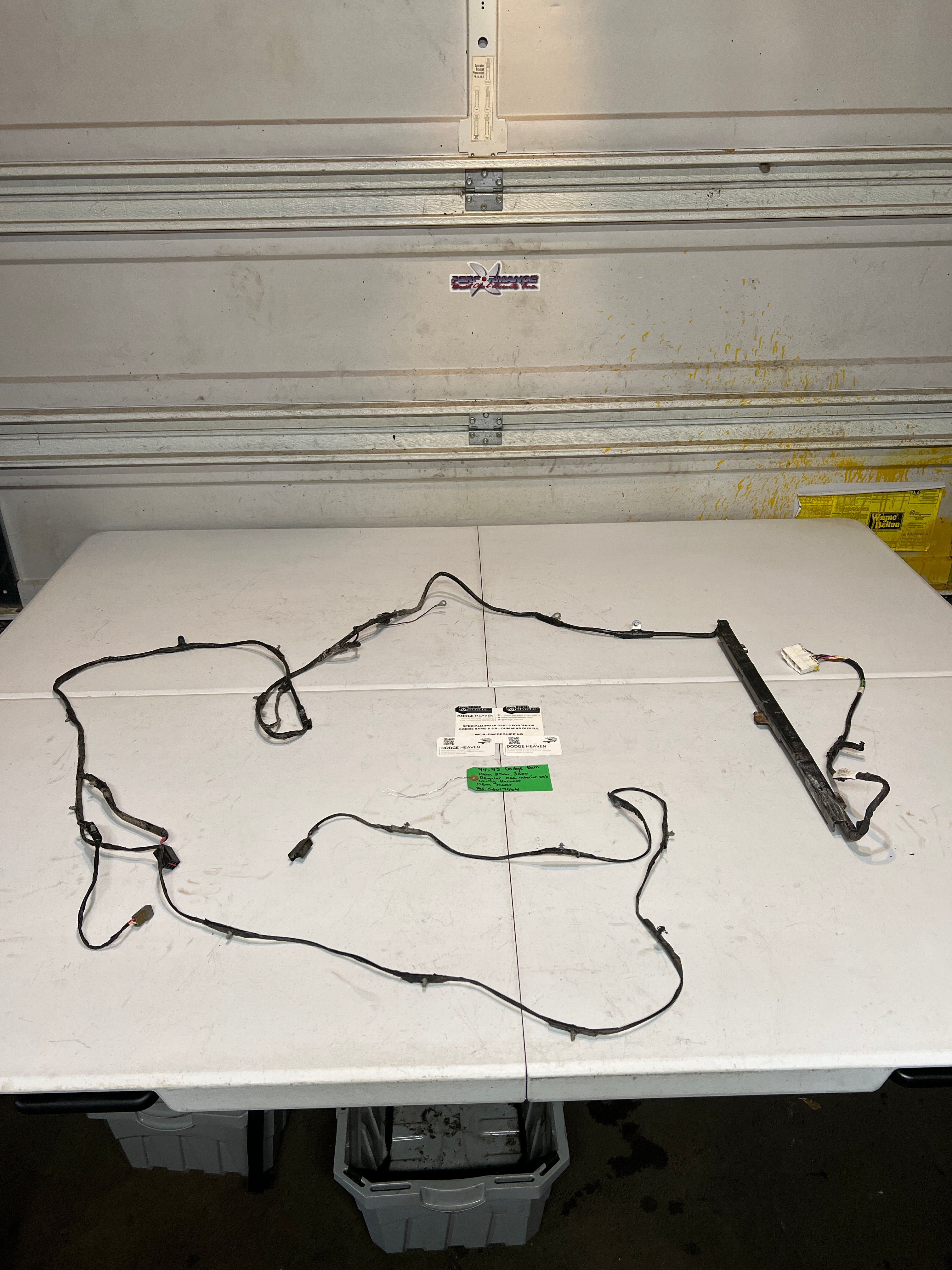 1994-1995 Dodge Ram 1500-3500 Cab Wiring Harness , Regular Cab