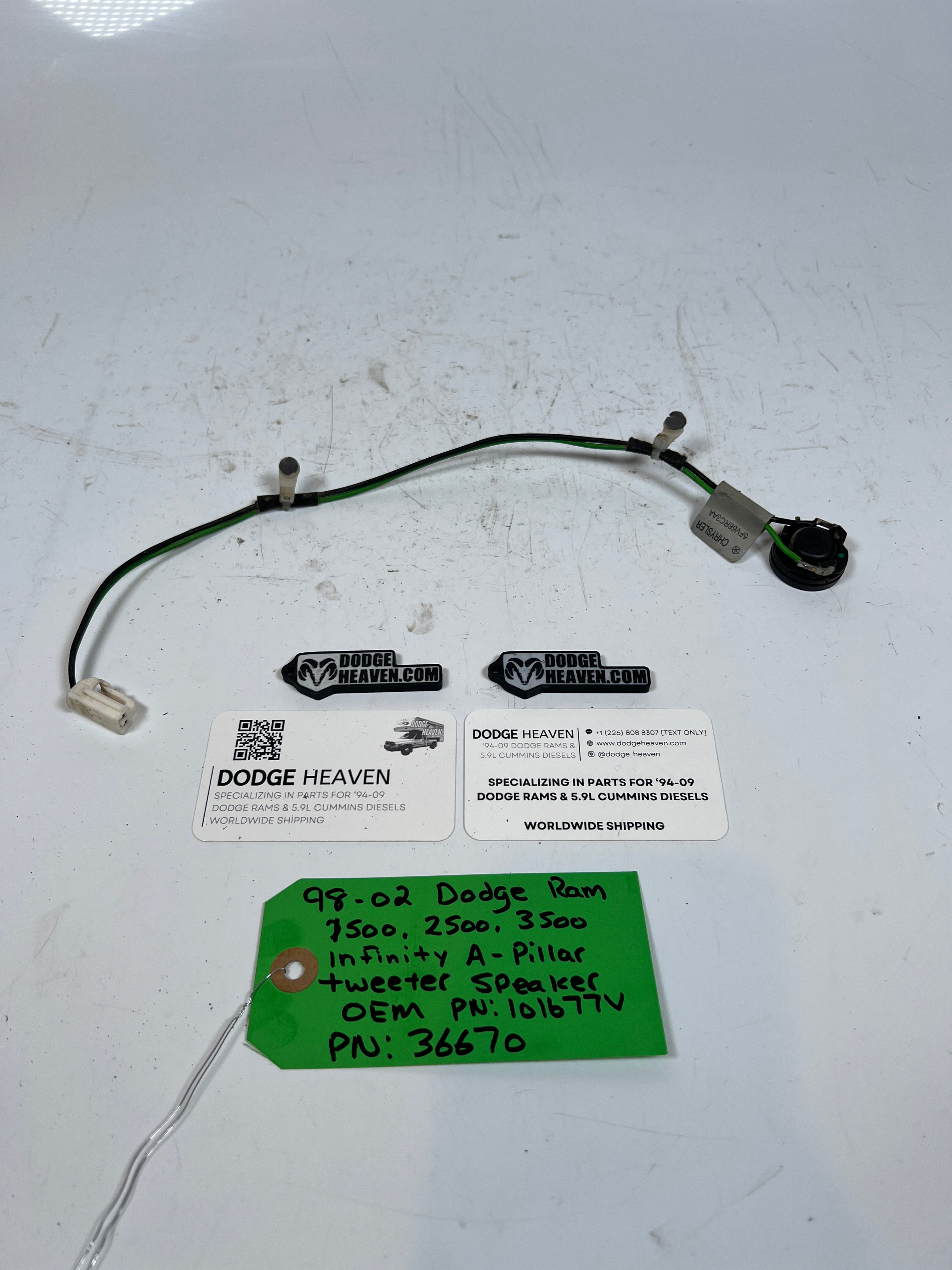 1998-2002 Dodge Ram 1500-3500 Infinity Tweeter Speaker