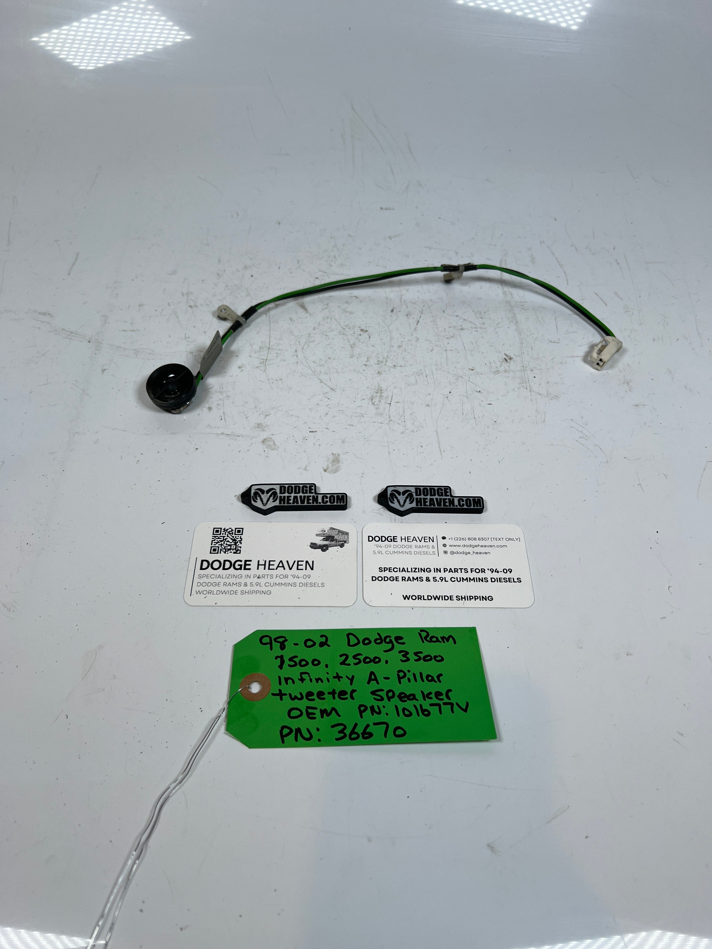 1998-2002 Dodge Ram 1500-3500 Infinity Tweeter Speaker