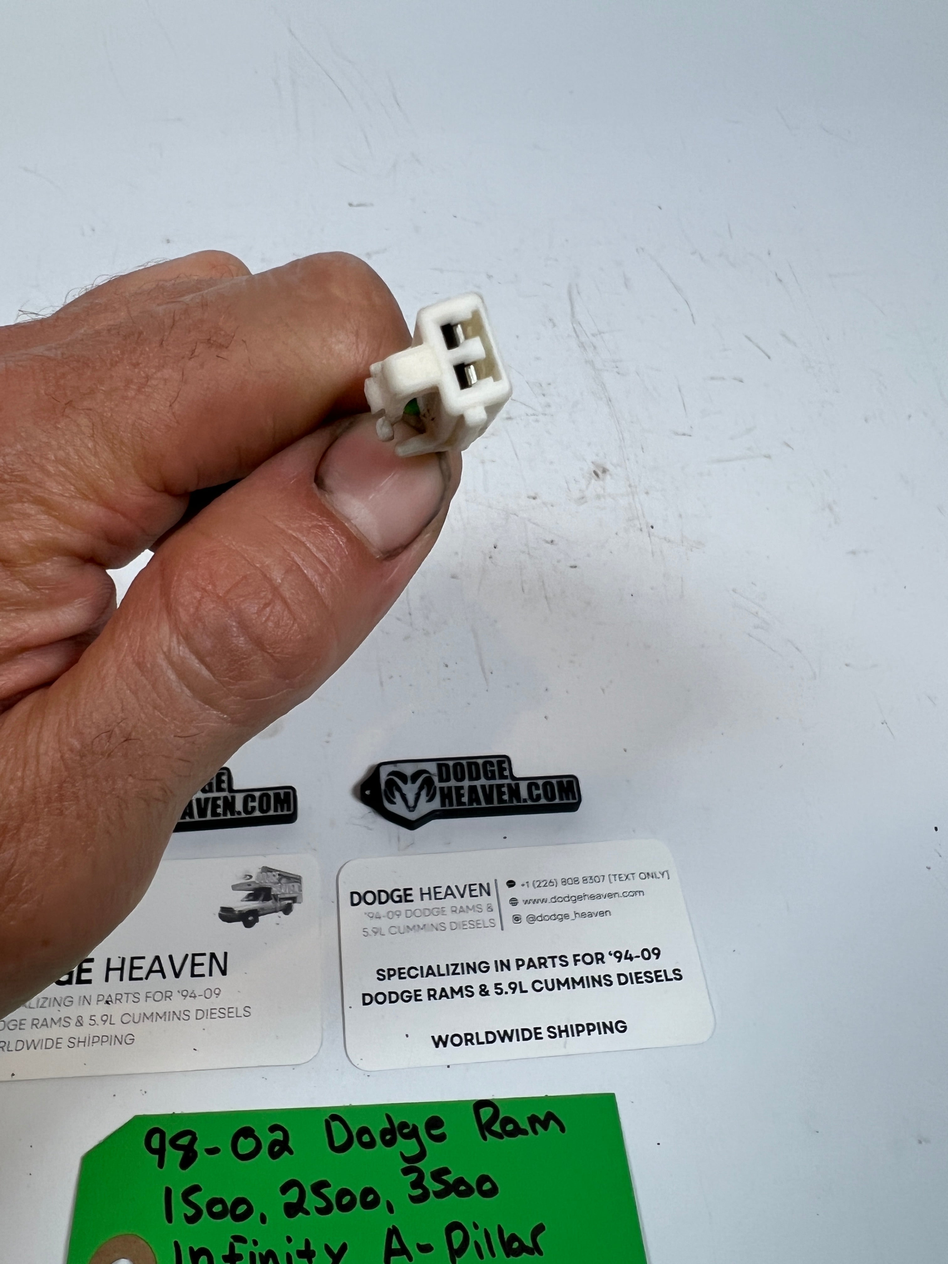 1998-2002 Dodge Ram 1500-3500 Infinity A Pillar Tweeter Speaker Light Grey