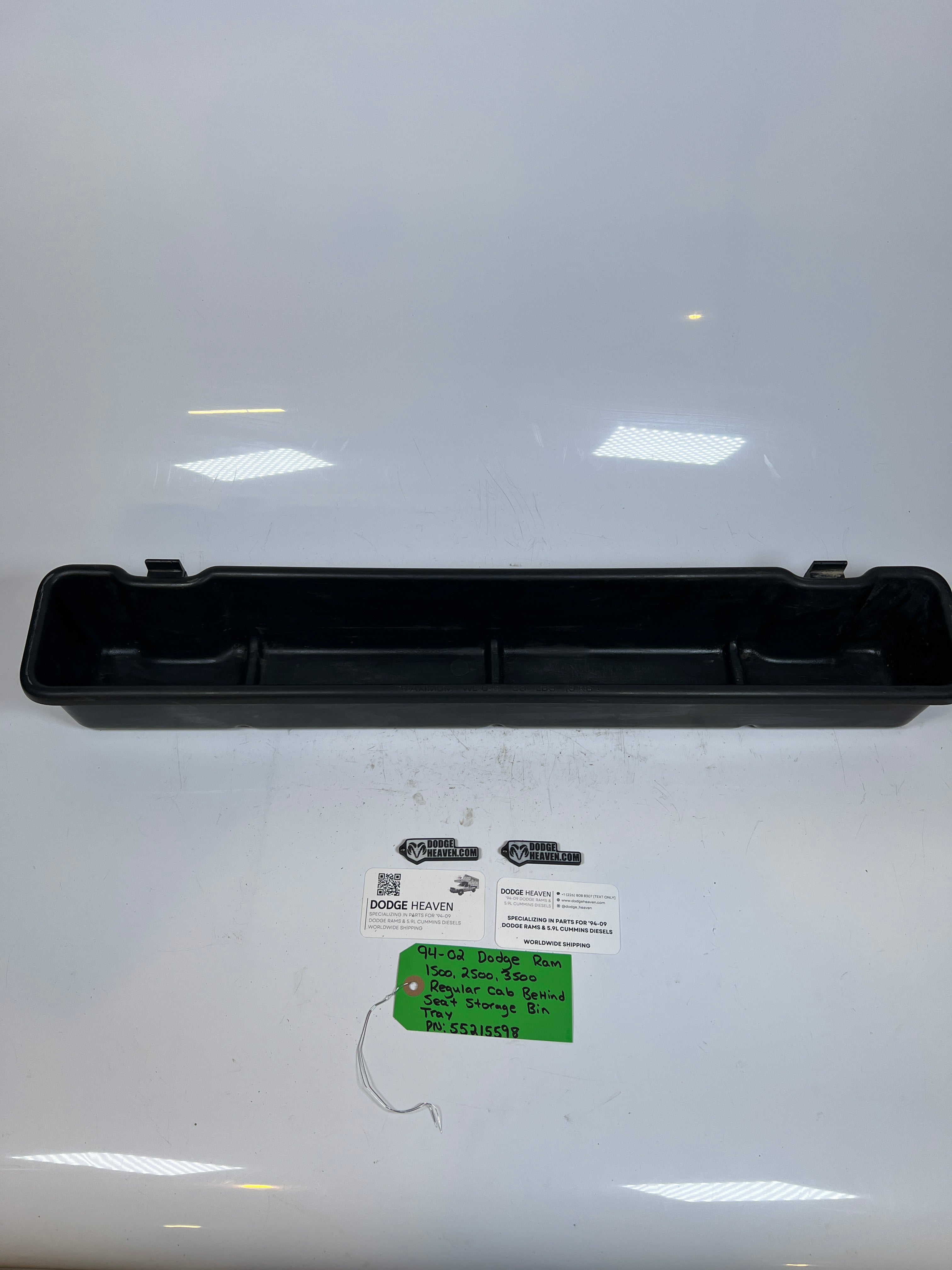 1994-2002 Dodge Ram 1500-3500 Regular Cab Behind Seat Storage Bin