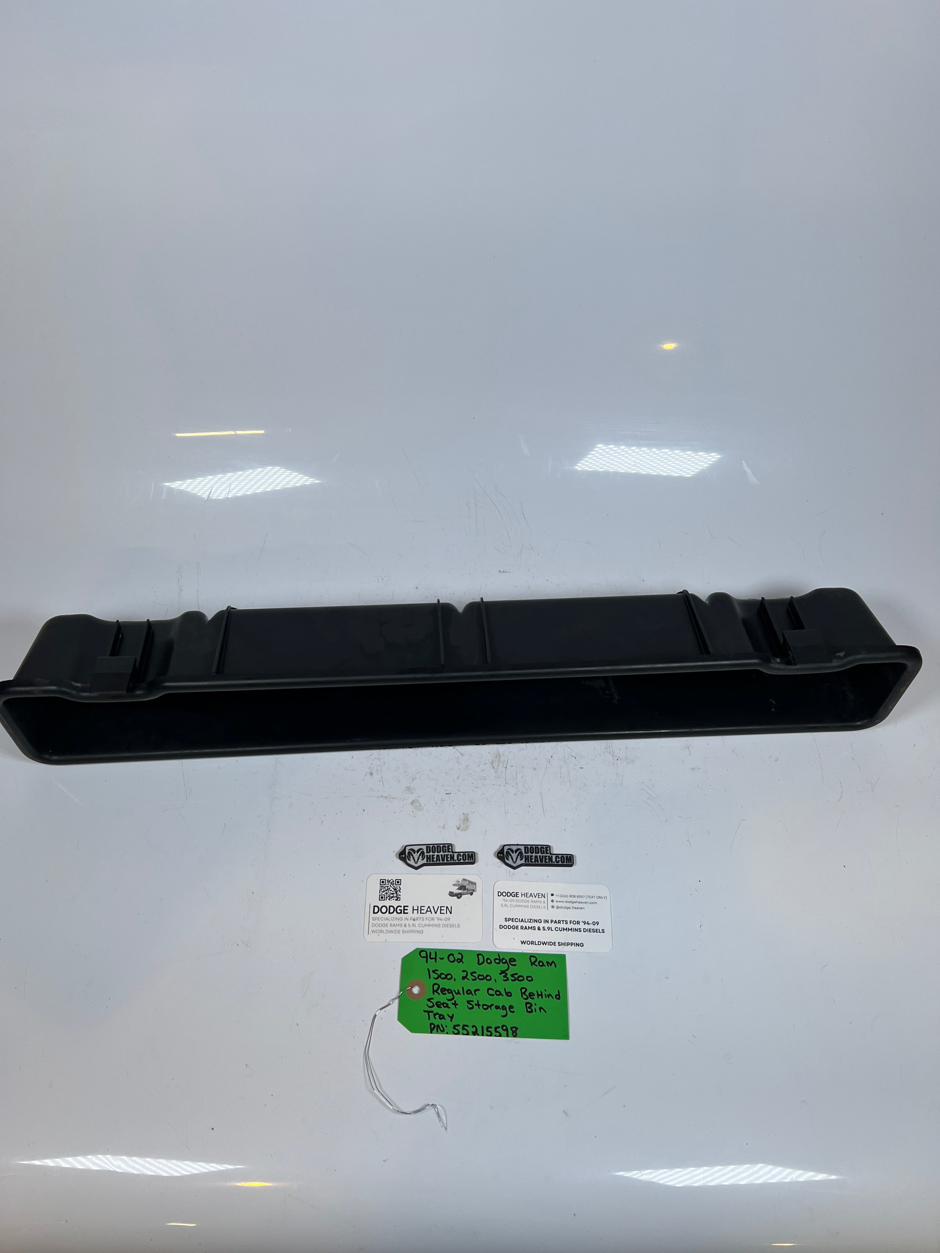 1994-2002 Dodge Ram 1500-3500 Regular Cab Behind Seat Storage Bin