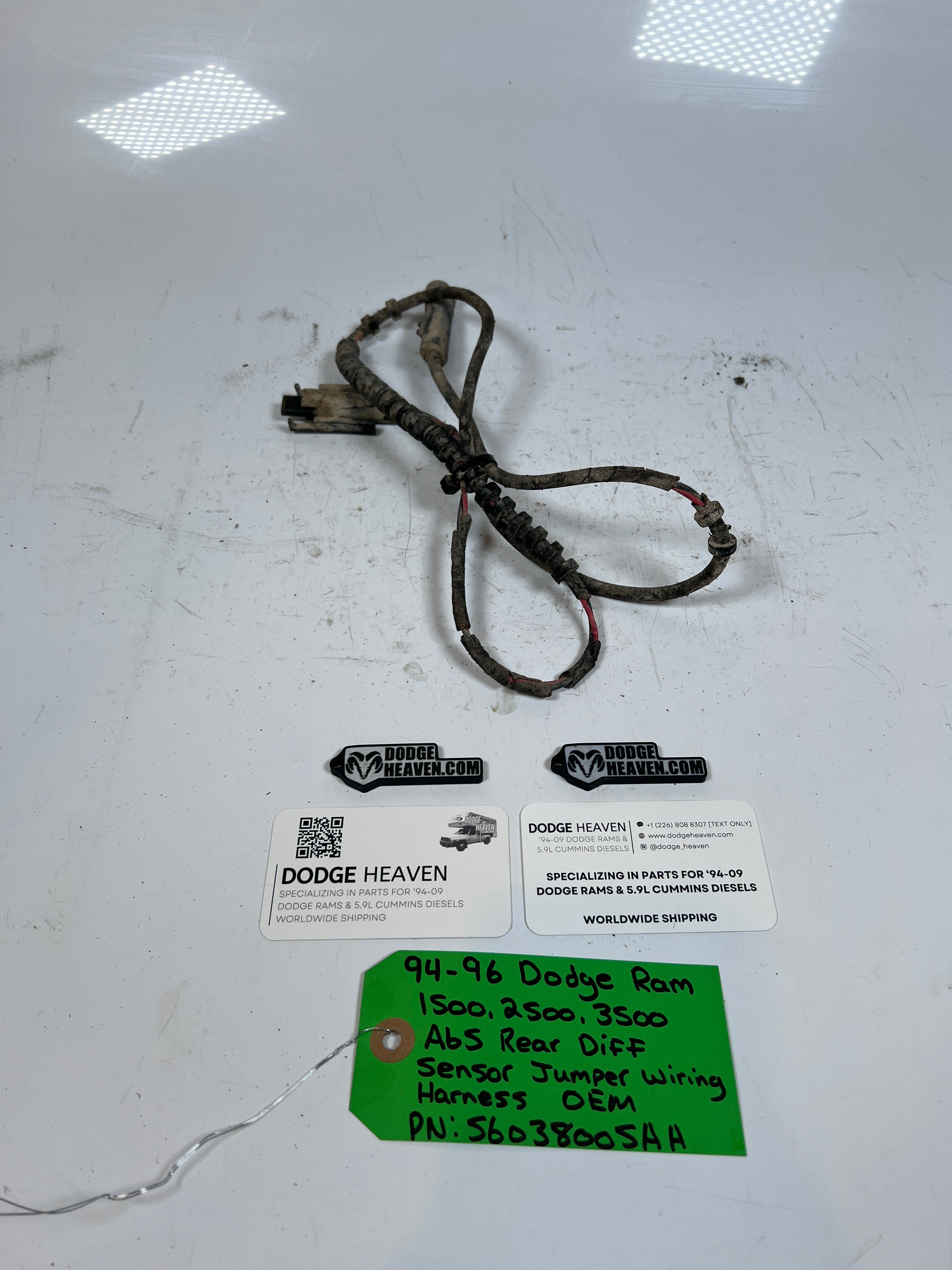 1994-1996 Dodge Ram 1500-3500 ABS Rear Diff Sensor Wiring Harness