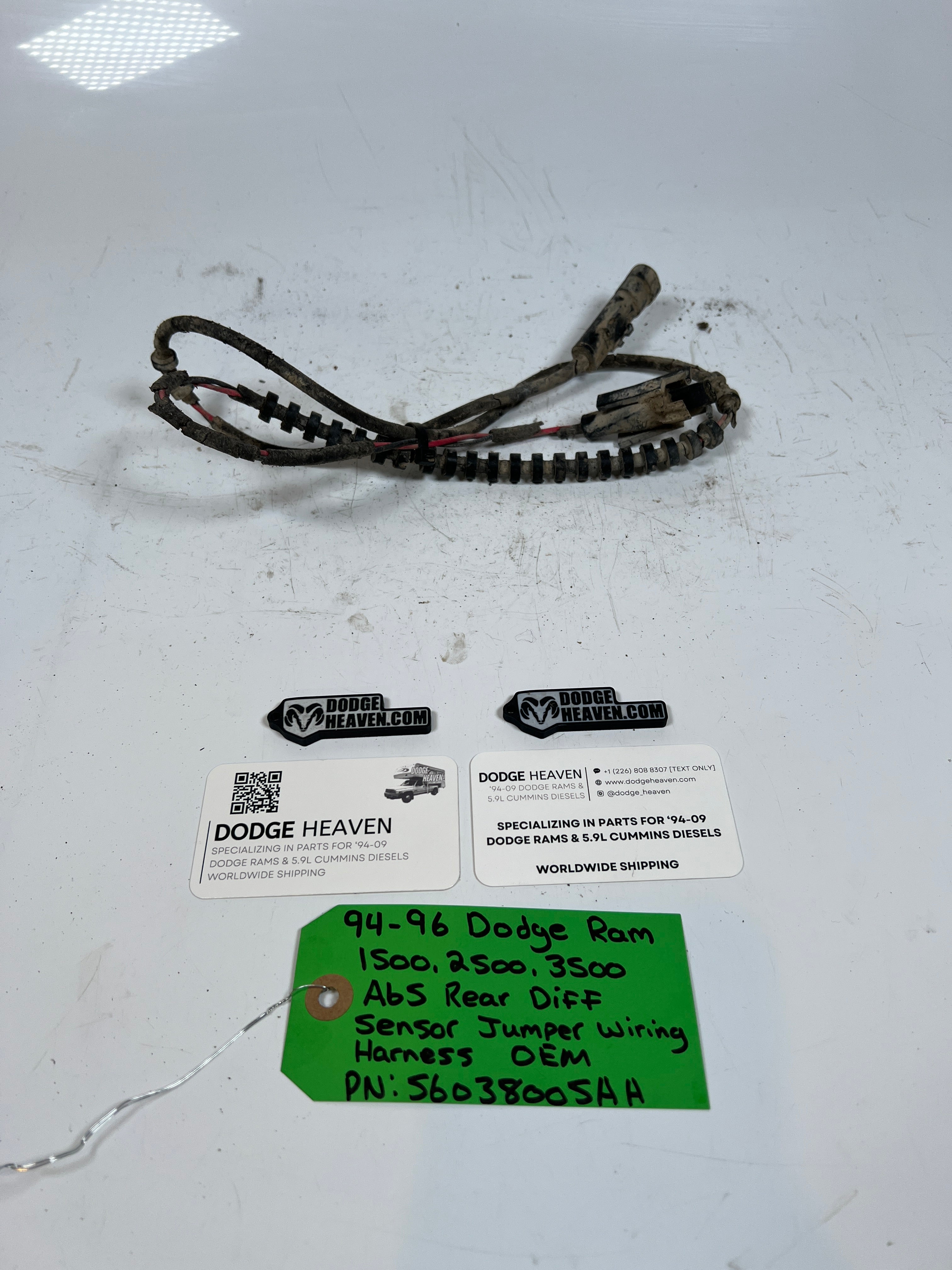 1994-1996 Dodge Ram 1500-3500 ABS Rear Diff Sensor Wiring Harness