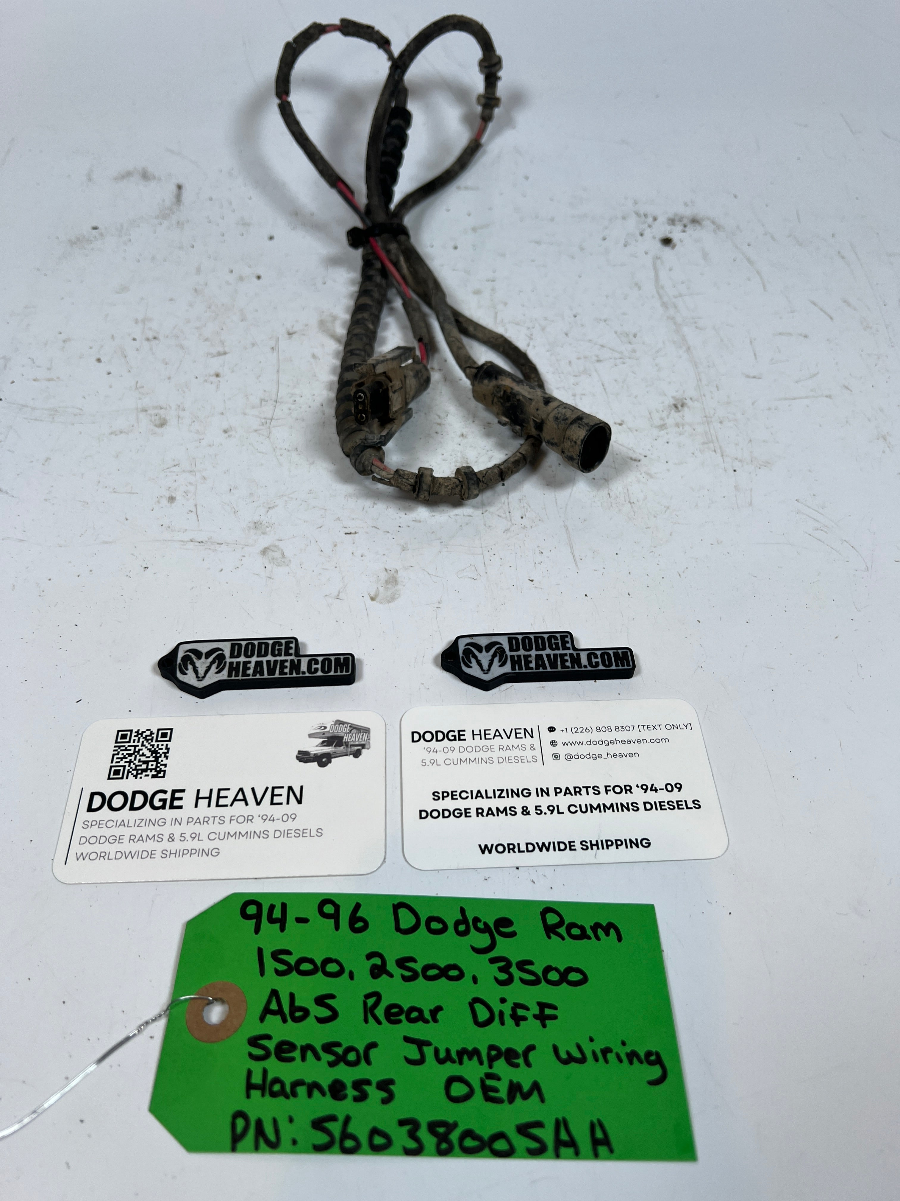 1994-1996 Dodge Ram 1500-3500 ABS Rear Diff Sensor Wiring Harness