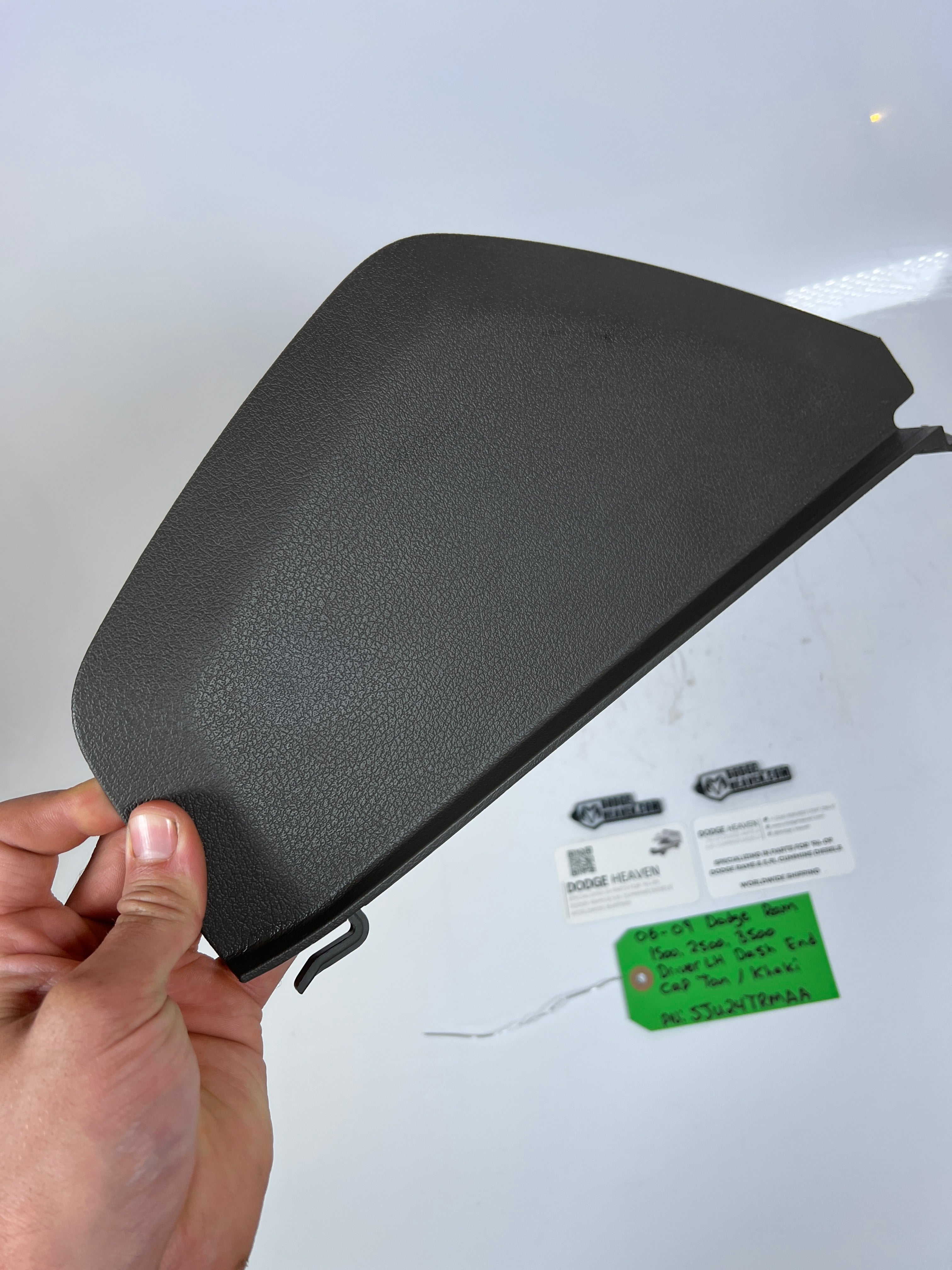 2006-2009 Dodge Ram 1500-3500 Driver LH Dash End Cap Trim / Panel Tan / Khaki