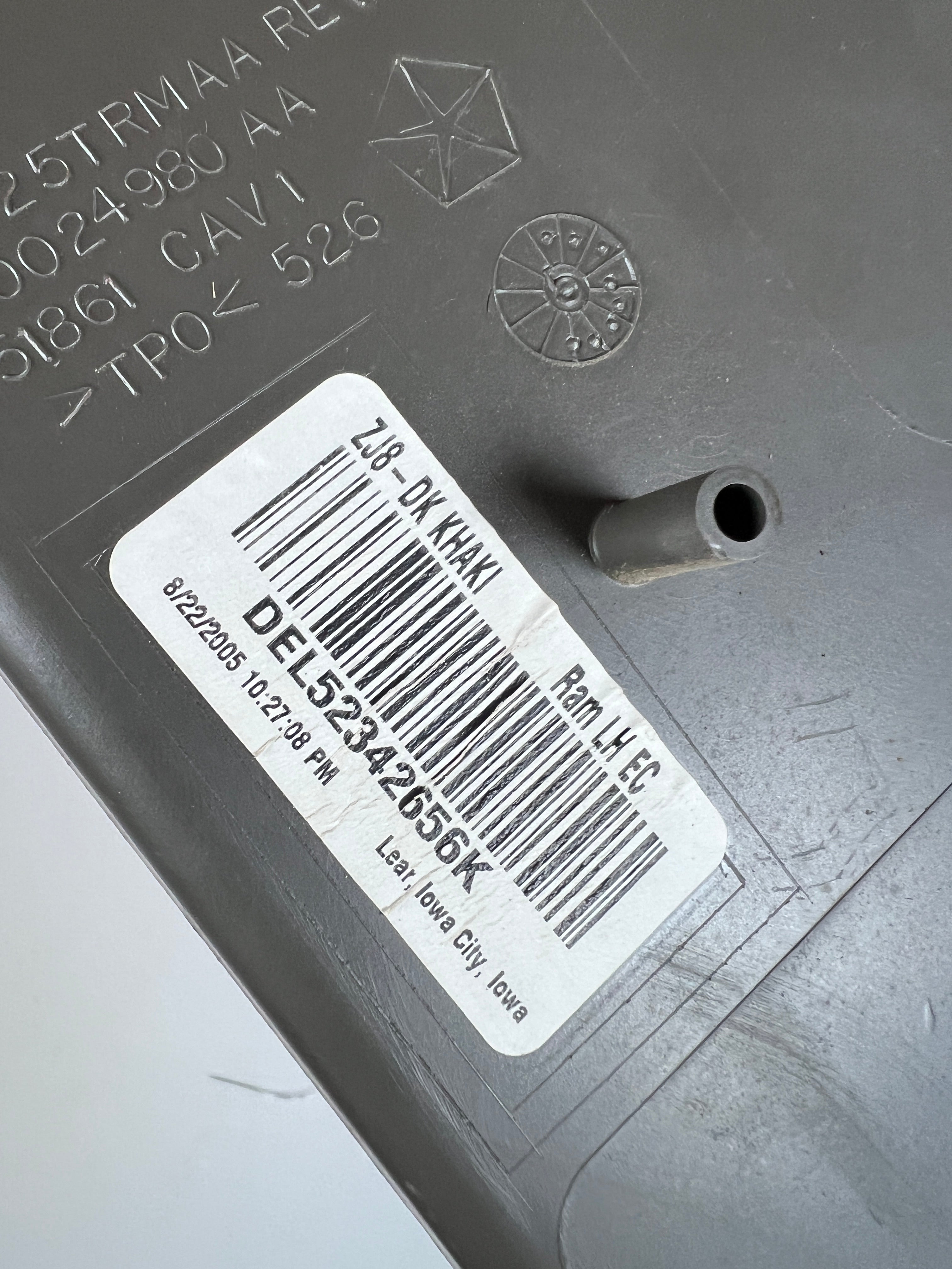 2006-2009 Dodge Ram 1500-3500 Driver LH Dash End Cap Trim / Panel Tan / Khaki