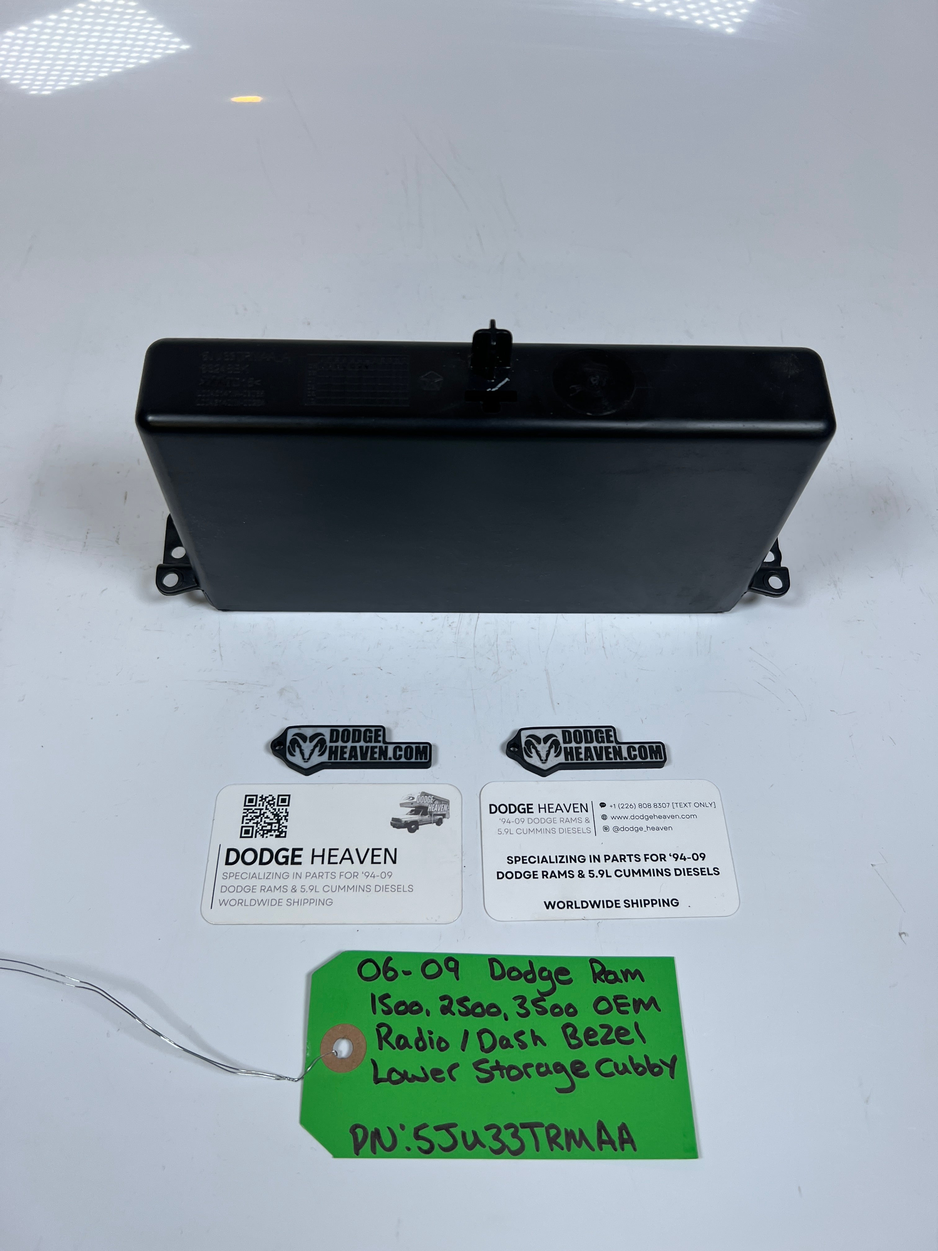 2006-2009 Dodge Ram 1500-3500 Radio Dash Bezel Lower Storage Cubby