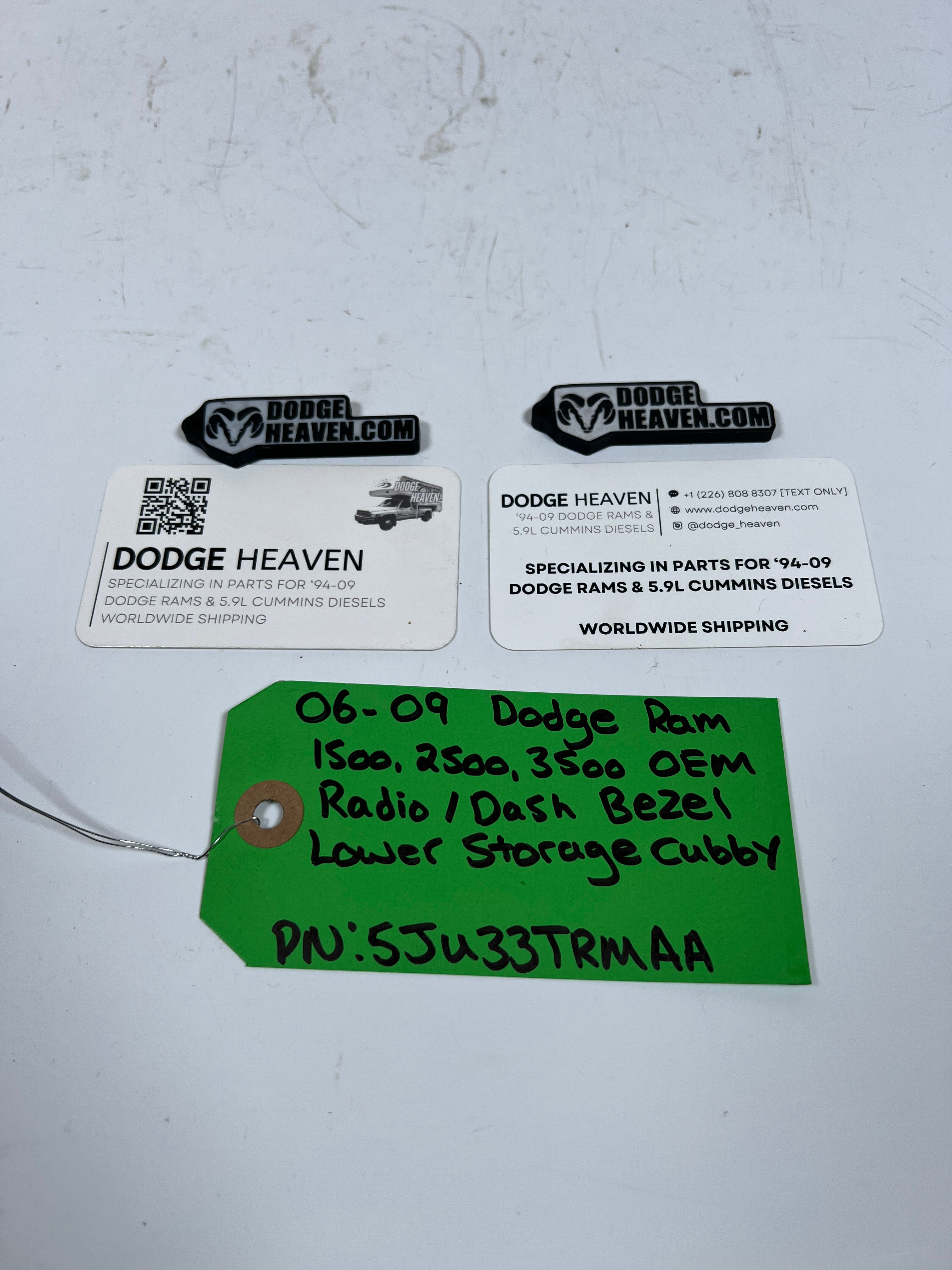 2006-2009 Dodge Ram 1500-3500 Radio Dash Bezel Lower Storage Cubby