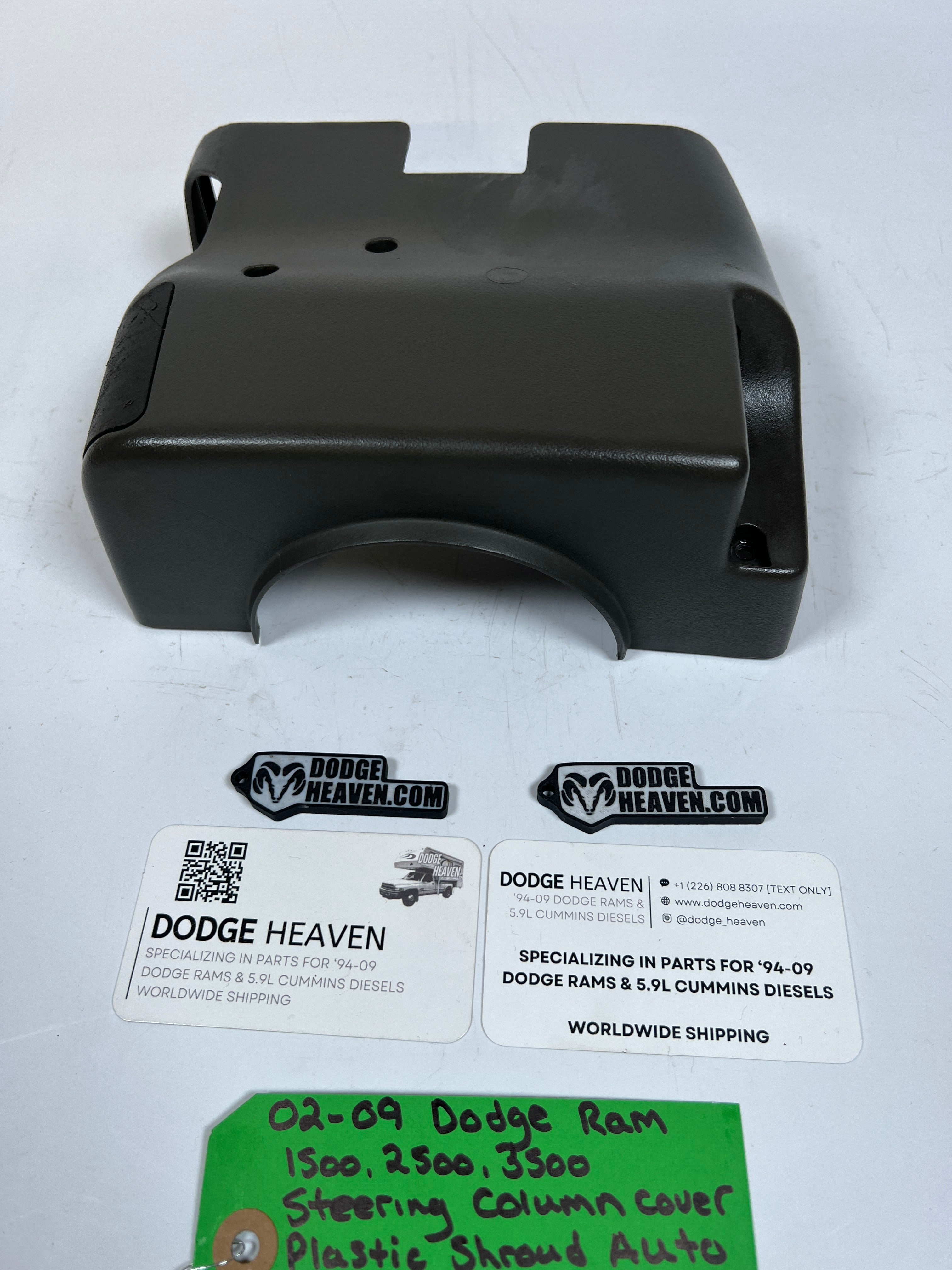 2002-2009 Dodge Ram 1500-3500 Steering Column Top Plastic Shroud Cover Tan