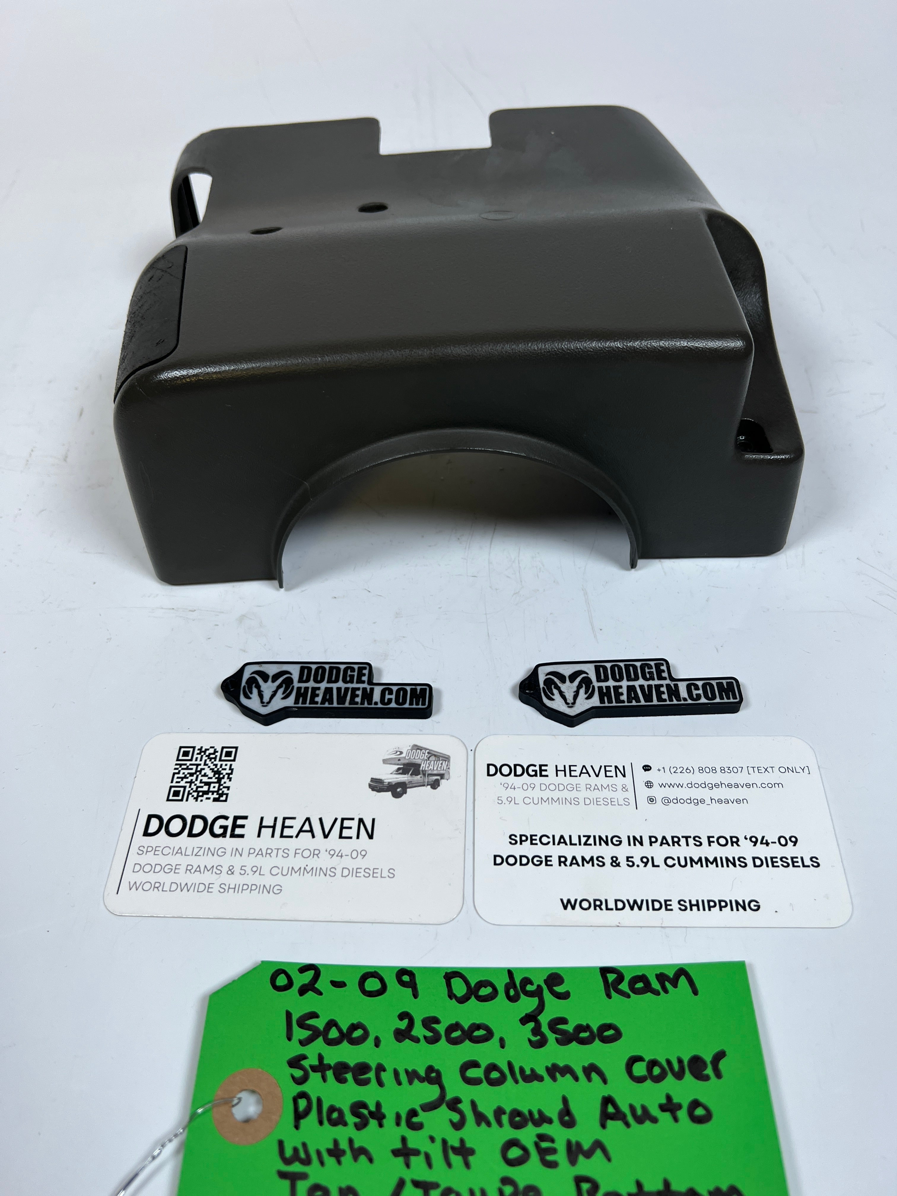 2002-2009 Dodge Ram 1500-3500 Steering Column Bottom Plastic Cover Tan