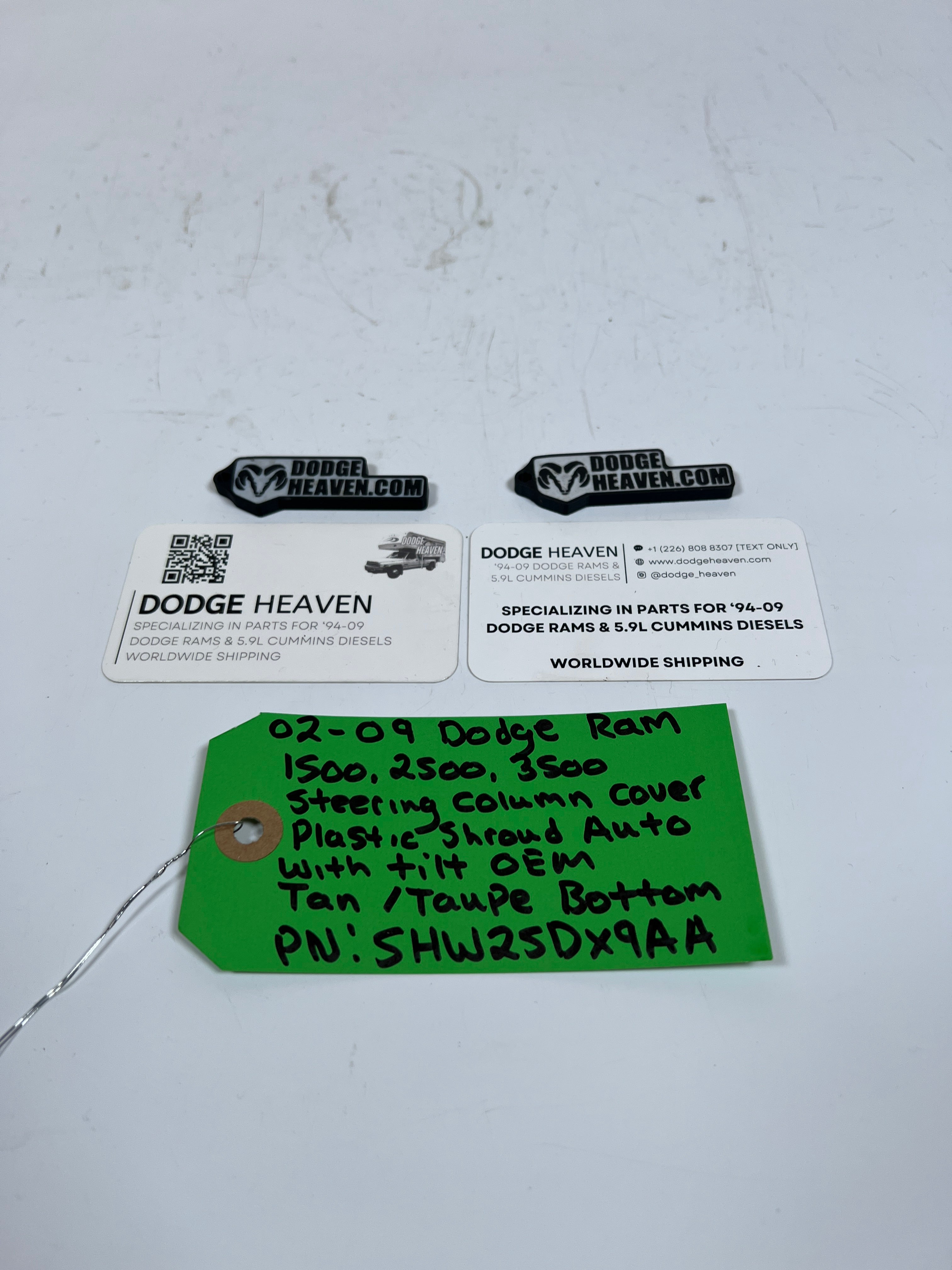 2002-2009 Dodge Ram 1500-3500 Steering Column Bottom Plastic Cover Tan