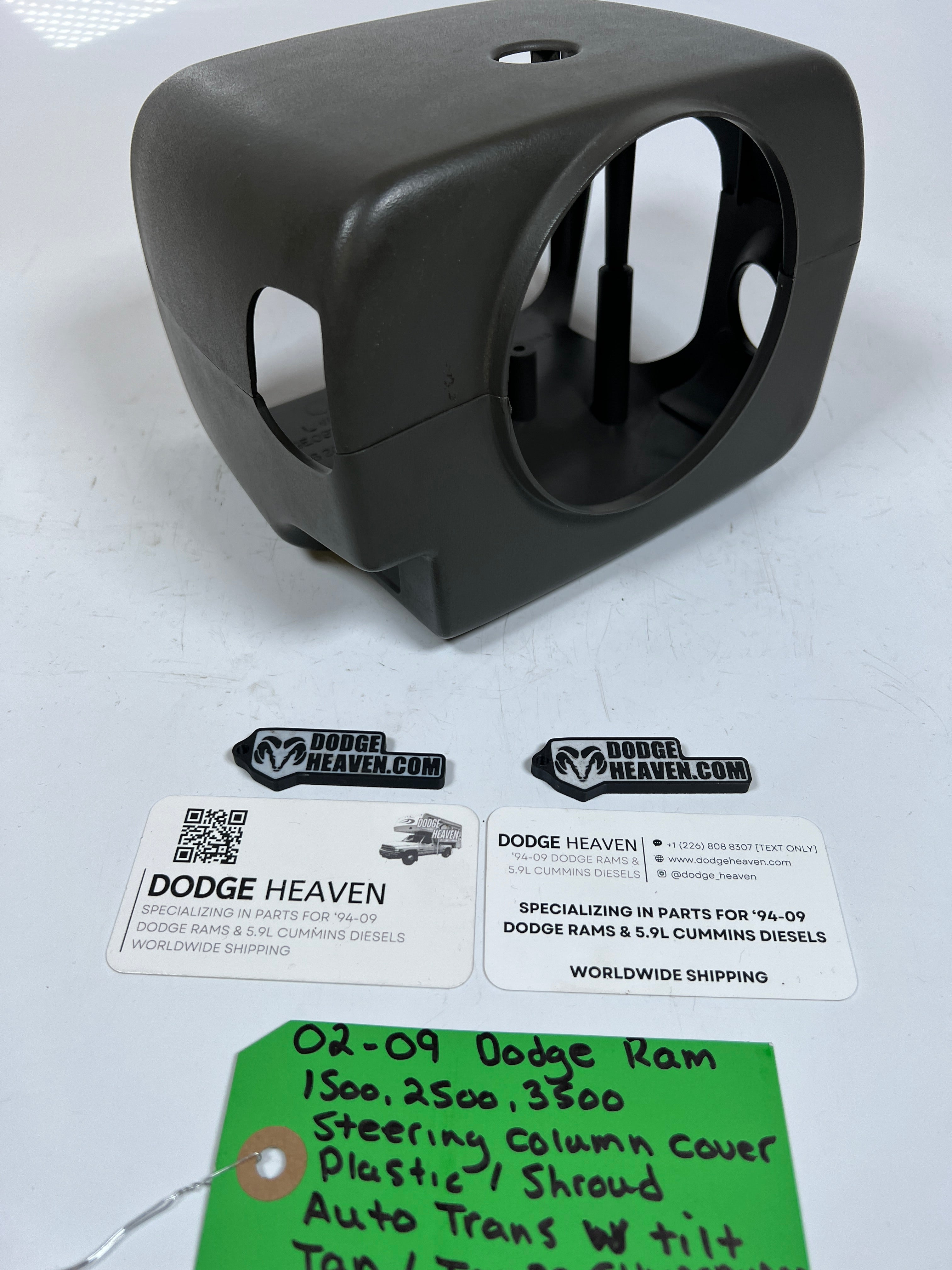 2002-2009 Dodge Ram 1500-3500 Steering Column Plastic Shroud Cover Tan