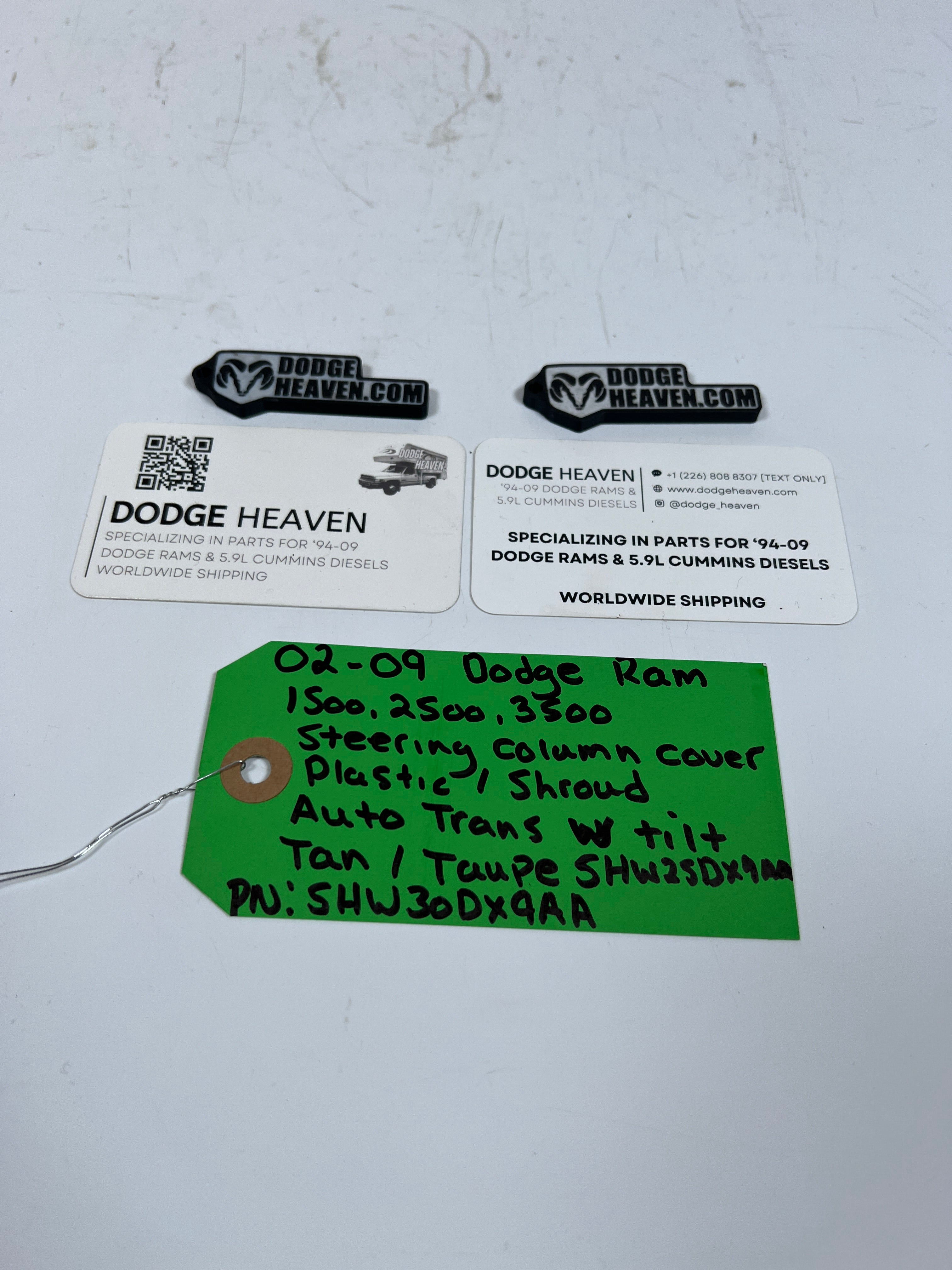 2002-2009 Dodge Ram 1500-3500 Steering Column Plastic Shroud Cover Tan