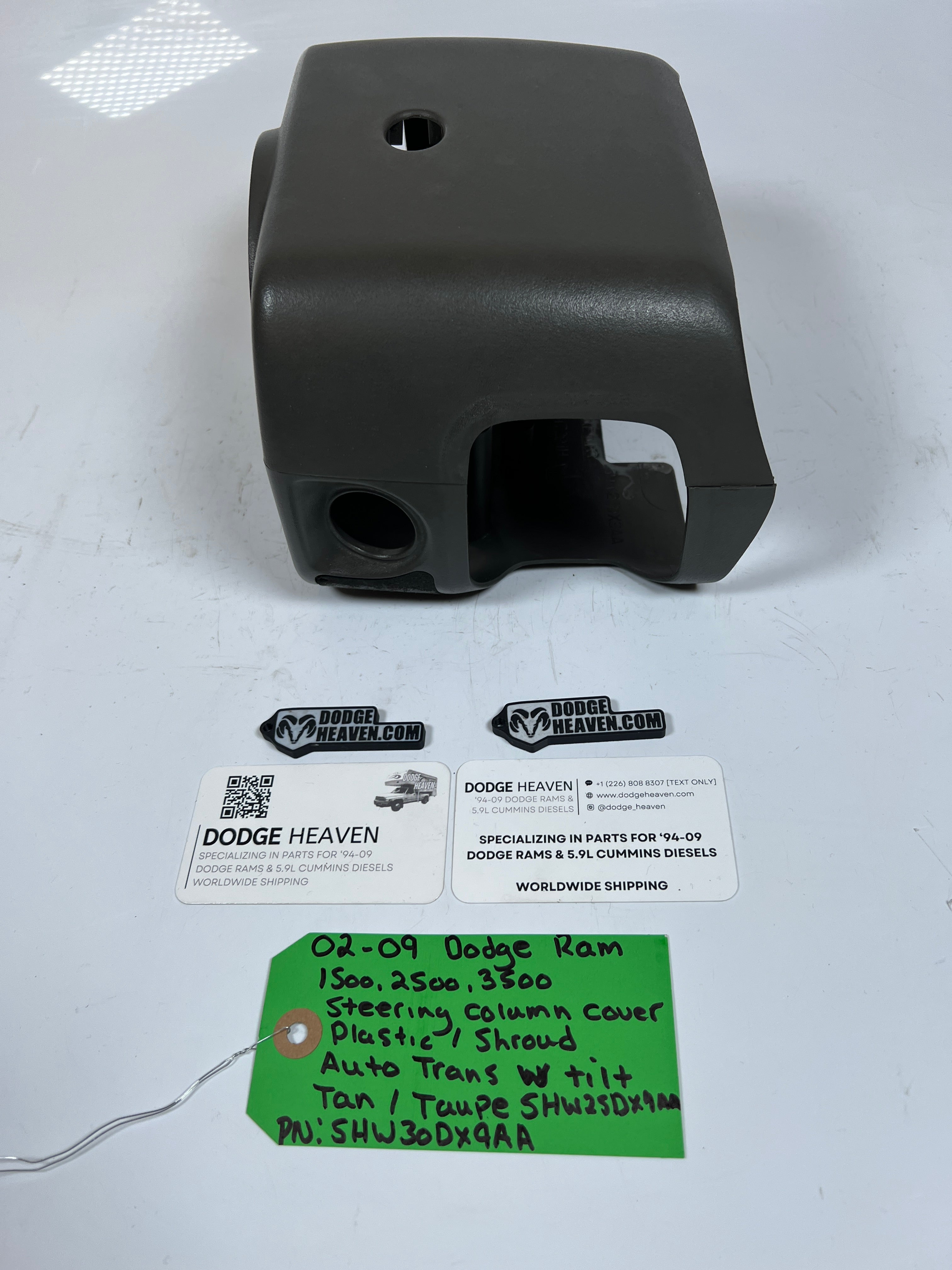 2002-2009 Dodge Ram 1500-3500 Steering Column Plastic Shroud Cover Tan