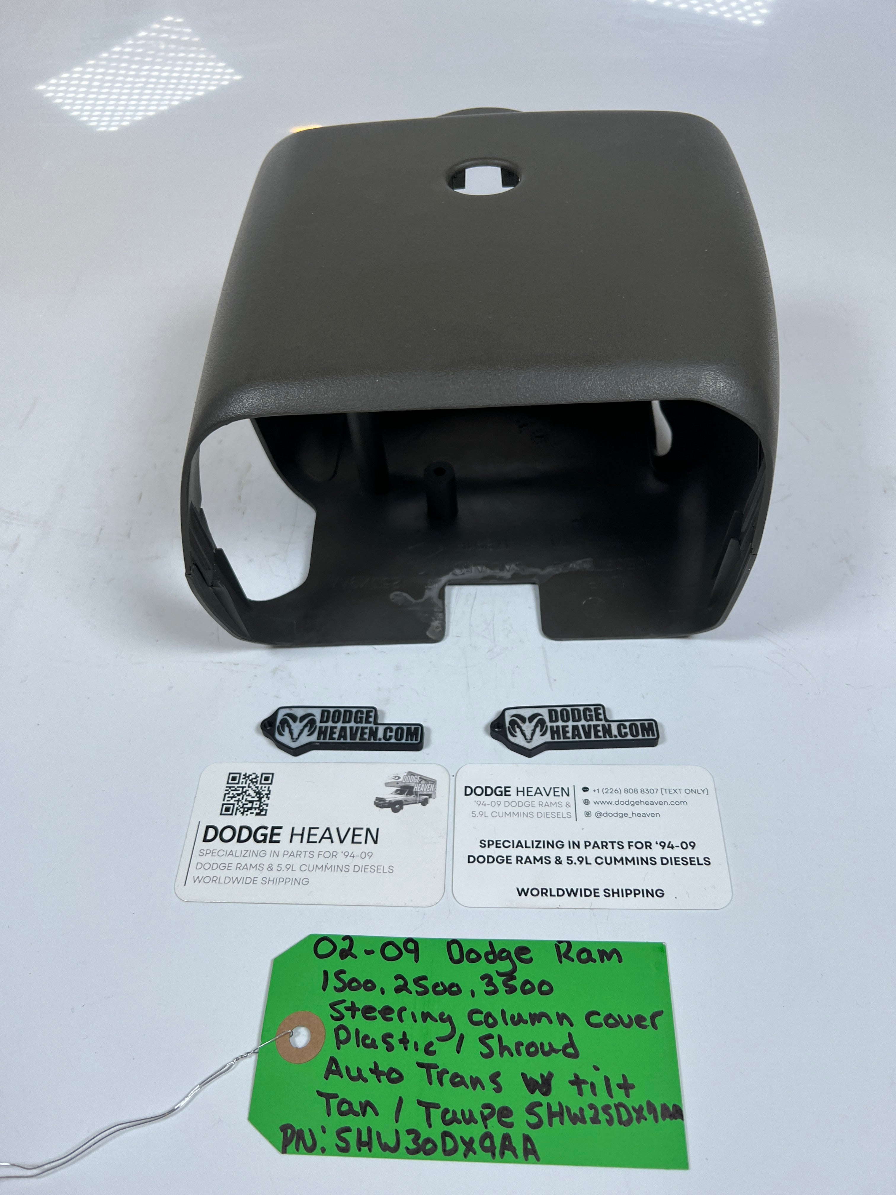 2002-2009 Dodge Ram 1500-3500 Steering Column Plastic Shroud Cover Tan