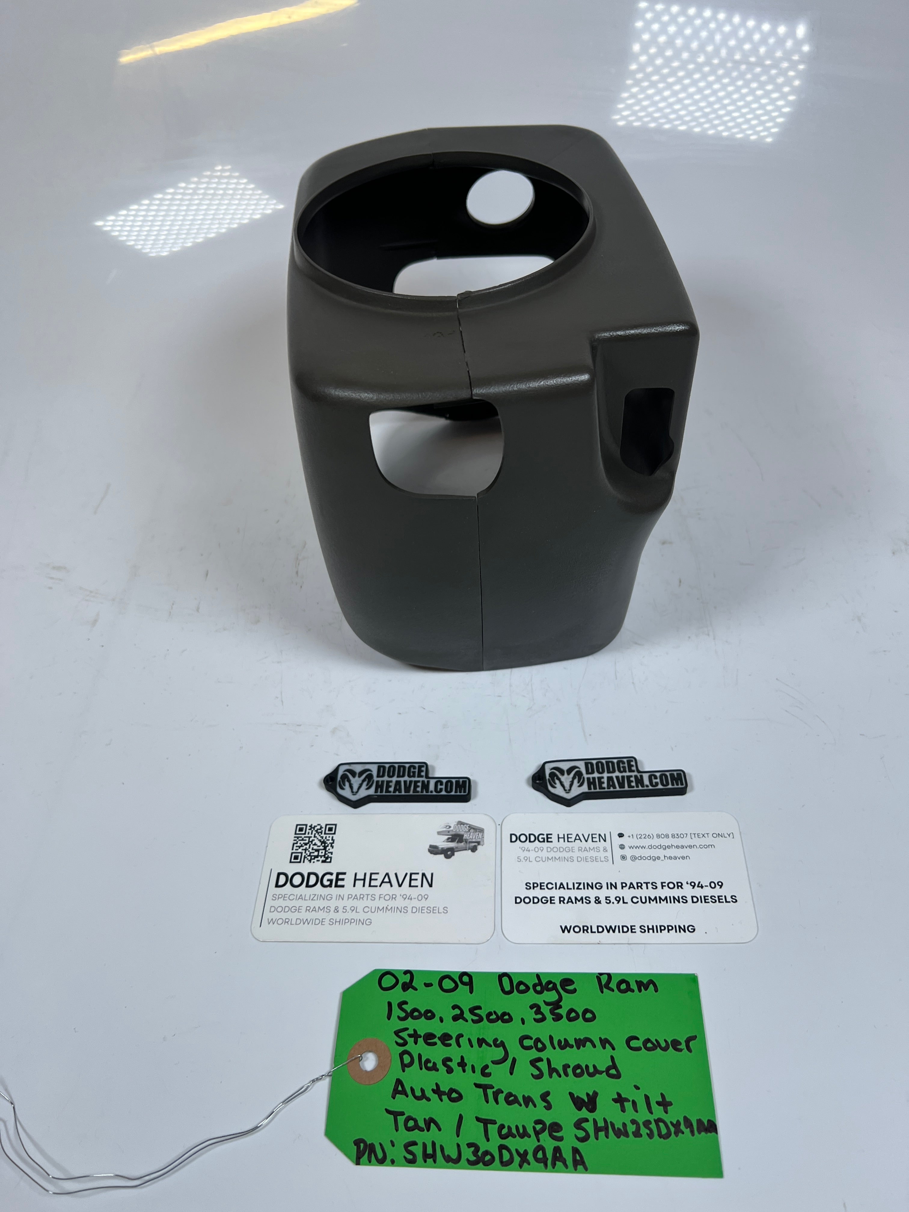 2002-2009 Dodge Ram 1500-3500 Steering Column Plastic Shroud Cover Tan