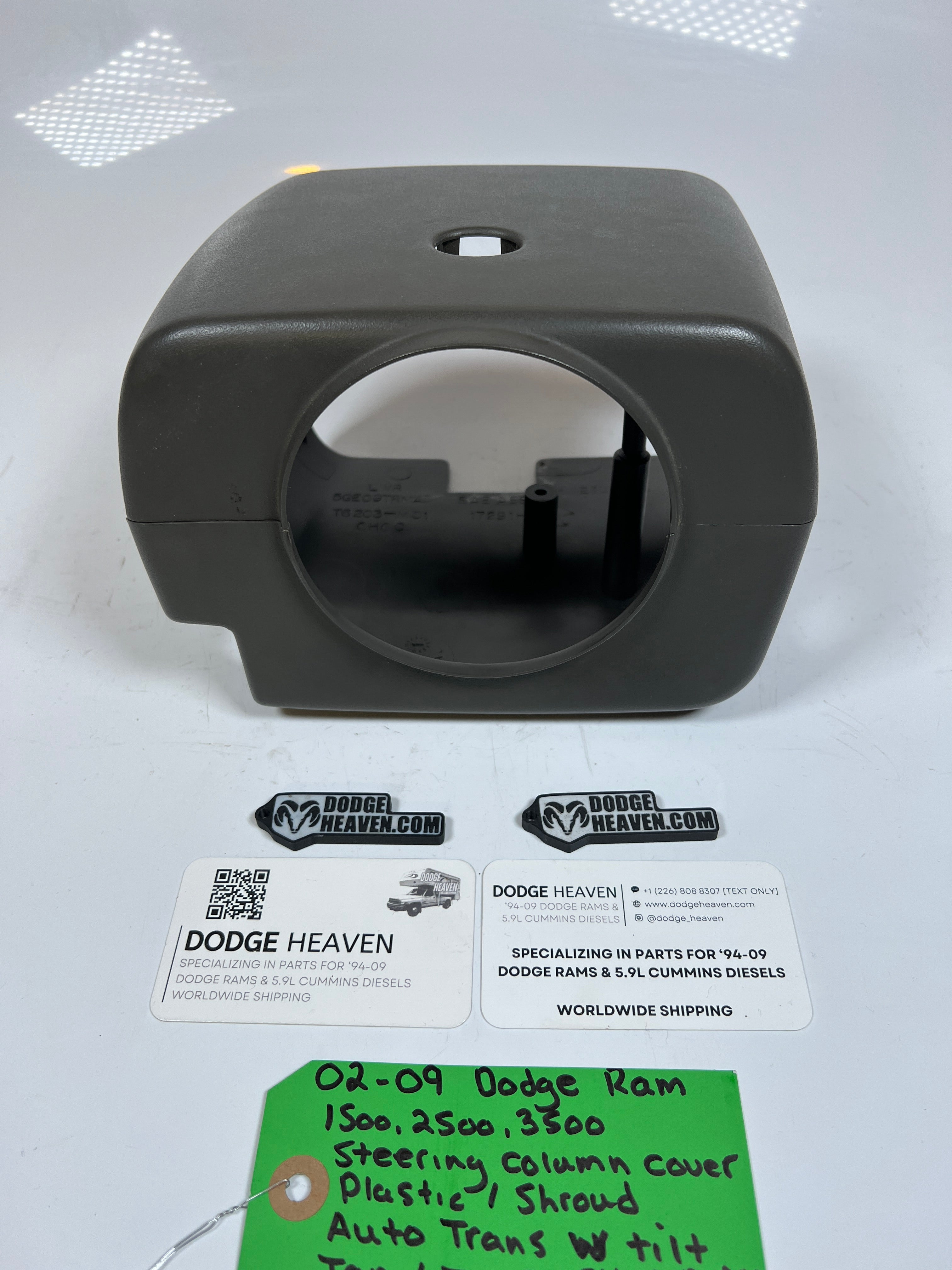 2002-2009 Dodge Ram 1500-3500 Steering Column Plastic Shroud Cover Tan