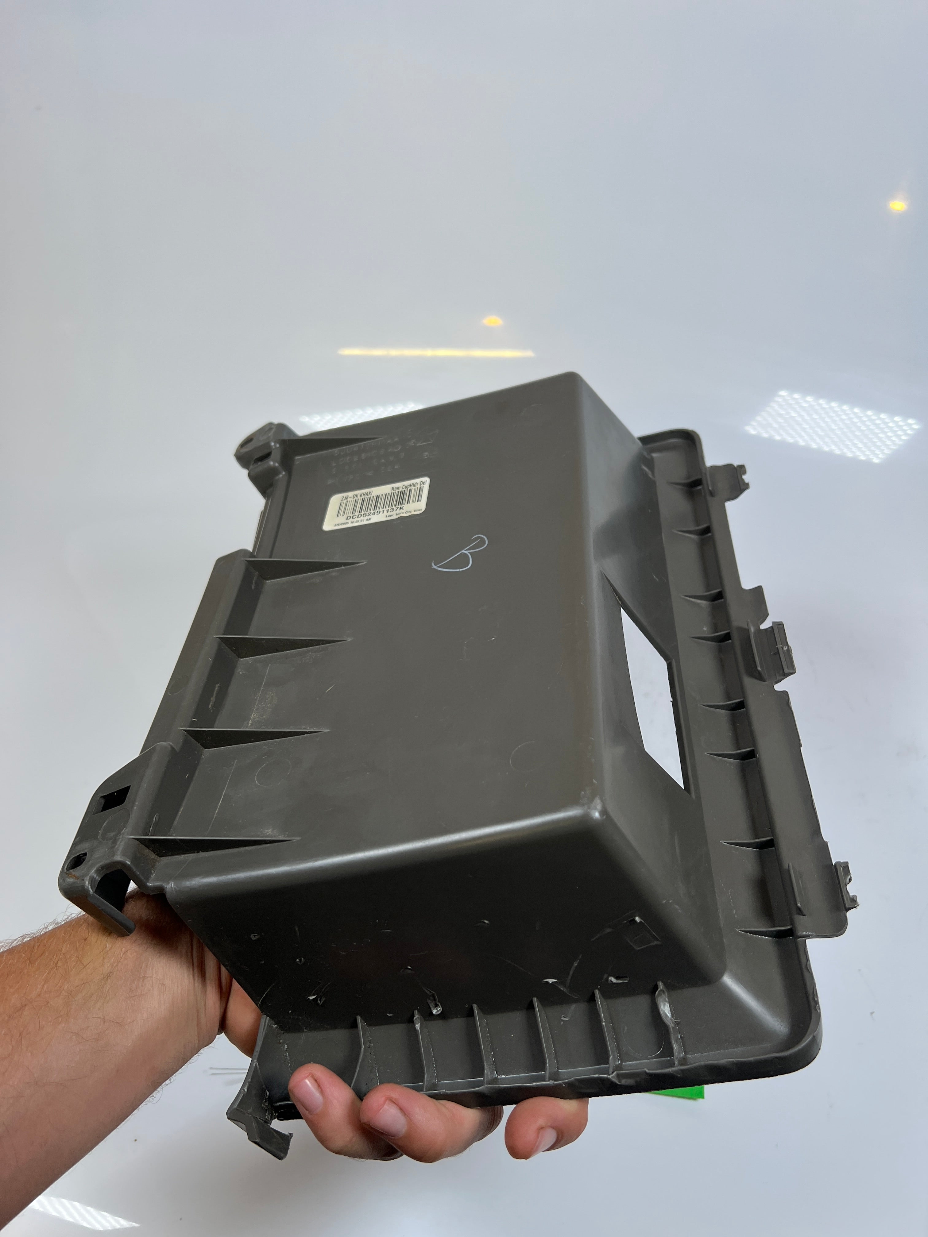 2006-2009 Dodge Ram 1500-3500 Cup Holder Delete Panel Dark Khaki / Tan