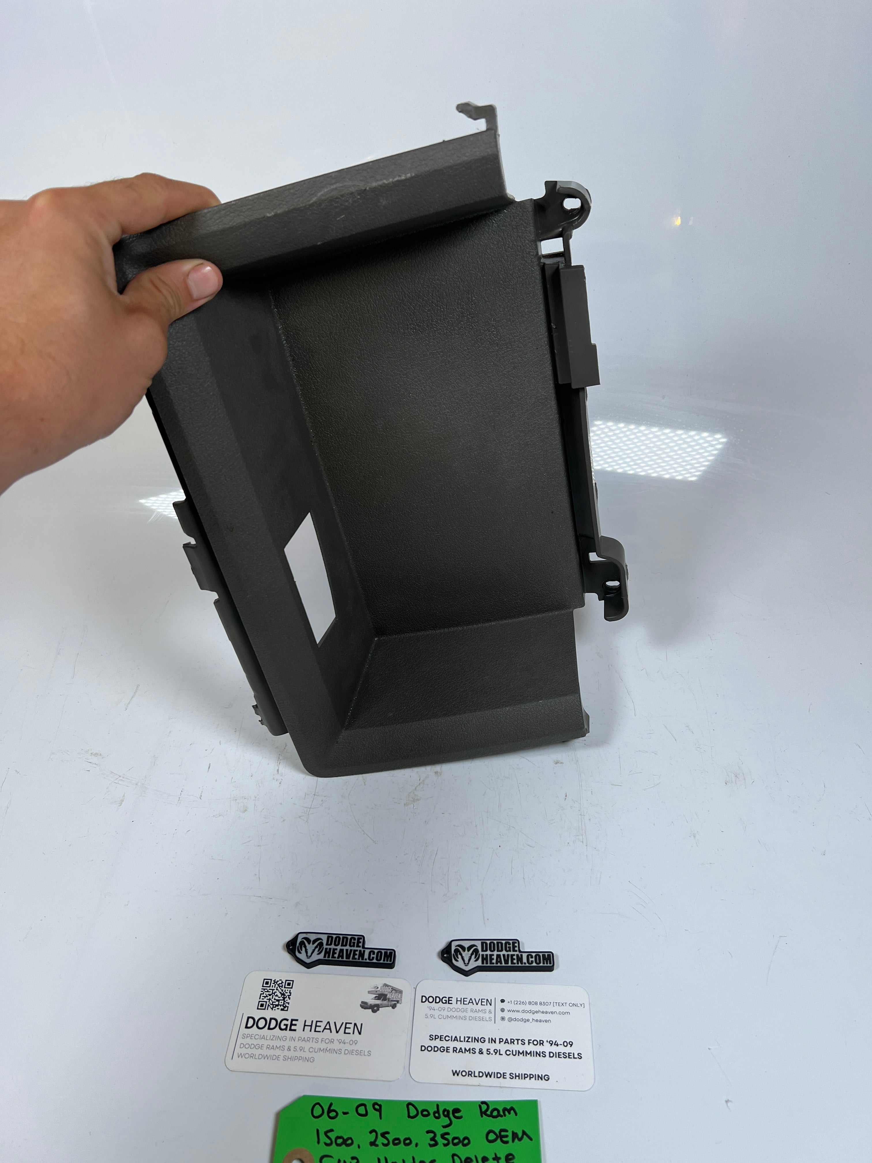 2006-2009 Dodge Ram 1500-3500 Cup Holder Delete Panel Dark Khaki / Tan