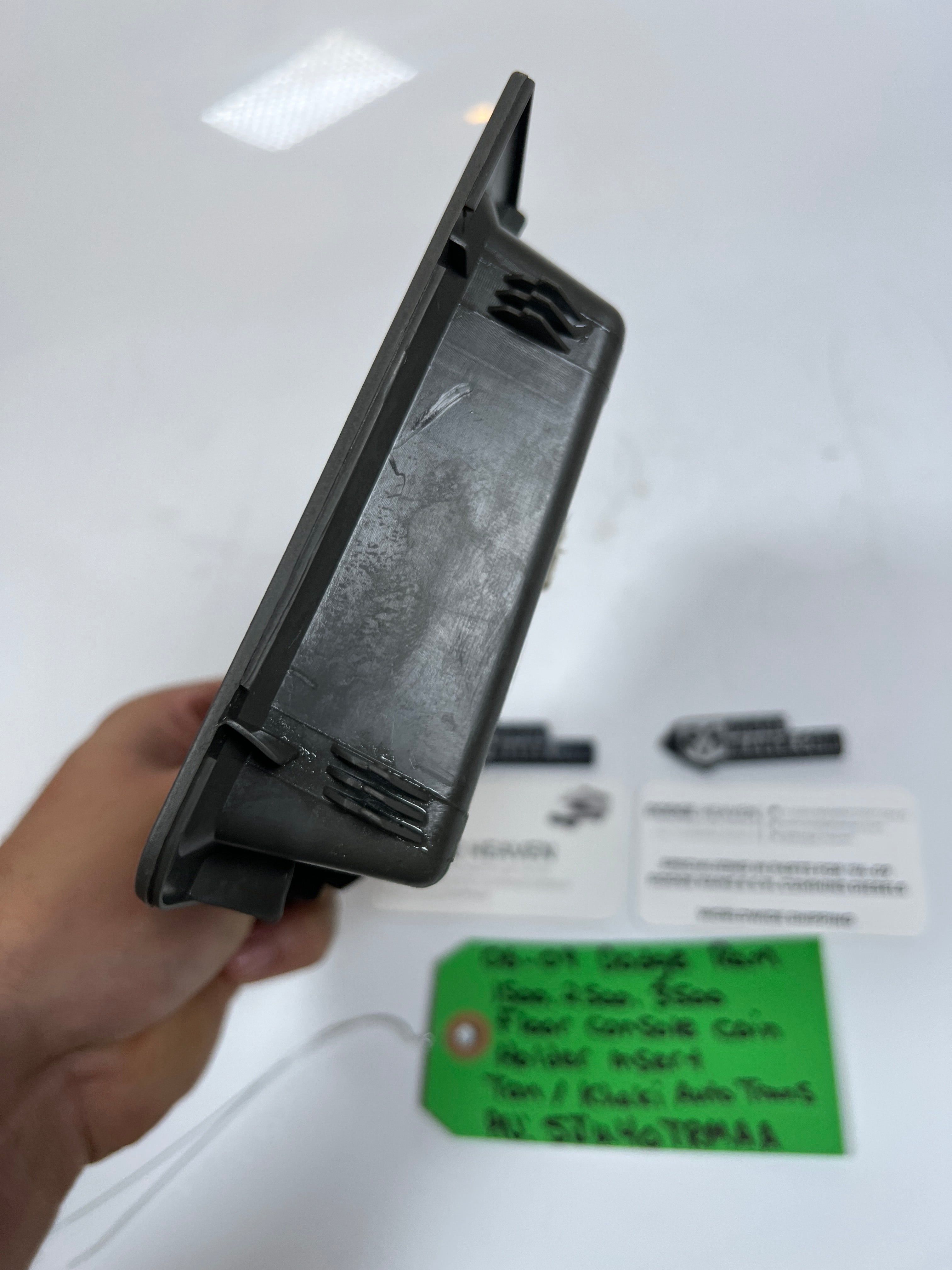 2006-2009 Dodge Ram 1500-3500 Auto Floor Console Coin Holder Insert Khaki