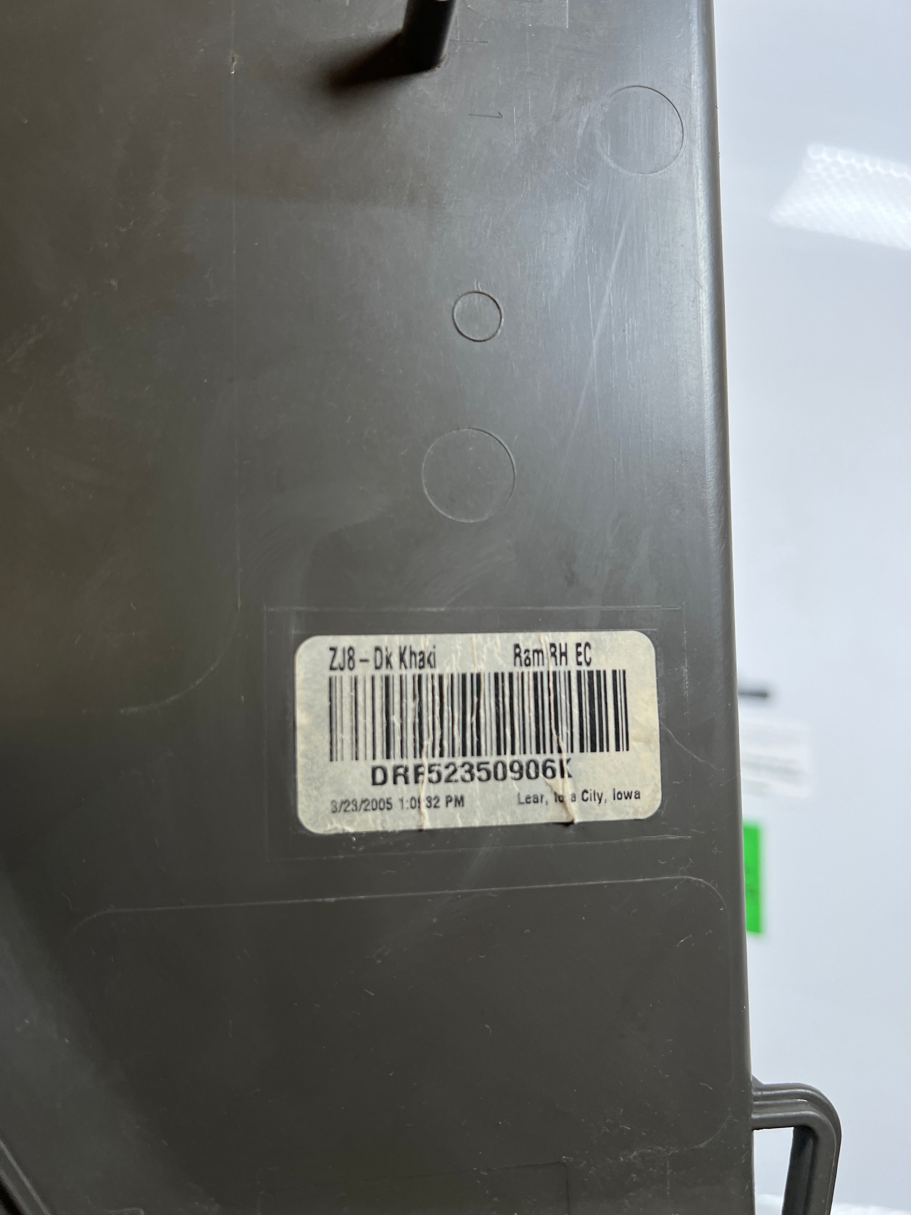 2006-2009 Dodge Ram 1500-3500 Passenger Dash End Cap Trim / Panel Tan / Khaki